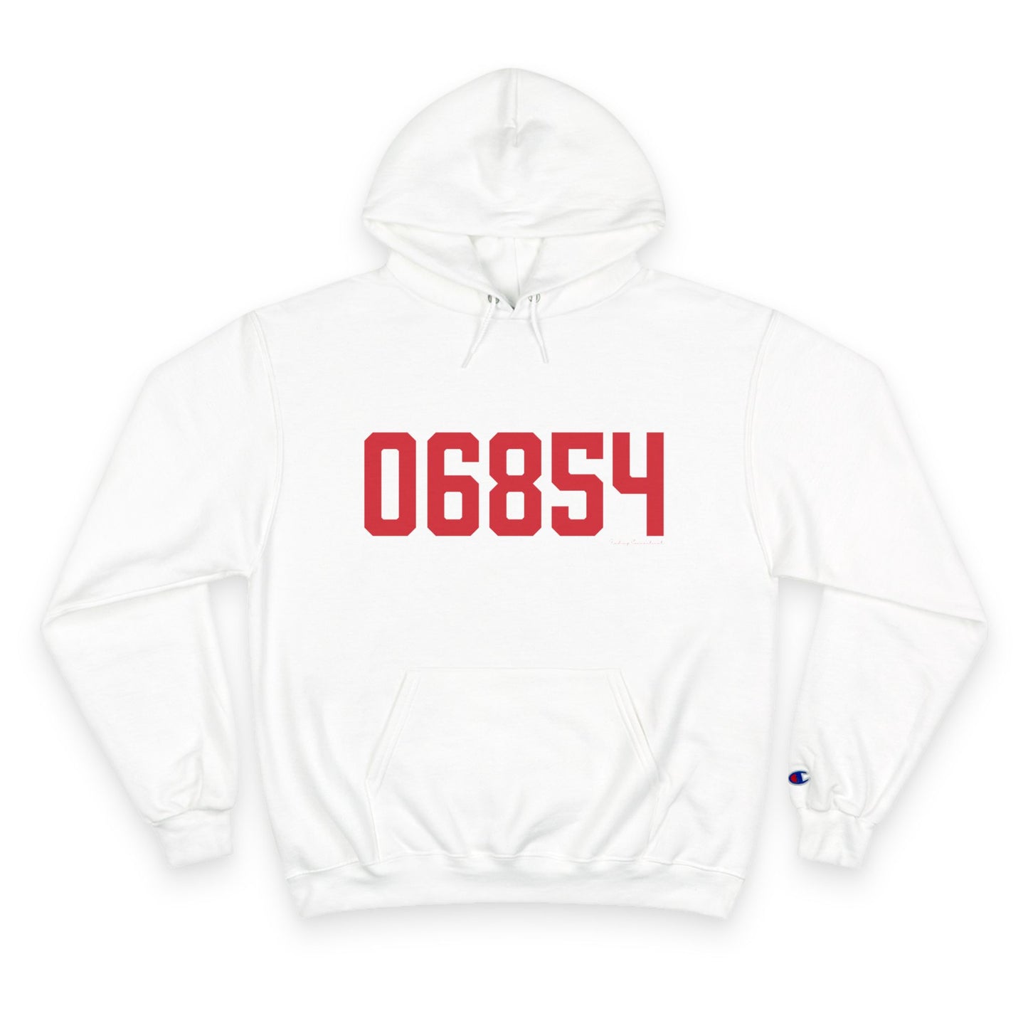 06854 Norwalk Connecticut Zip Code Champion Hoodie Sweatshirt