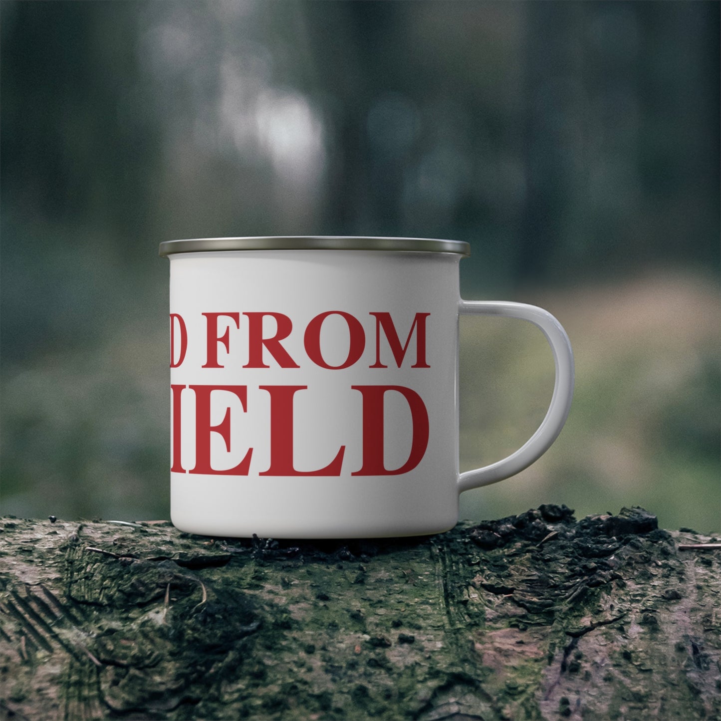 Just a kid from Fairfield Enamel Camping Mug