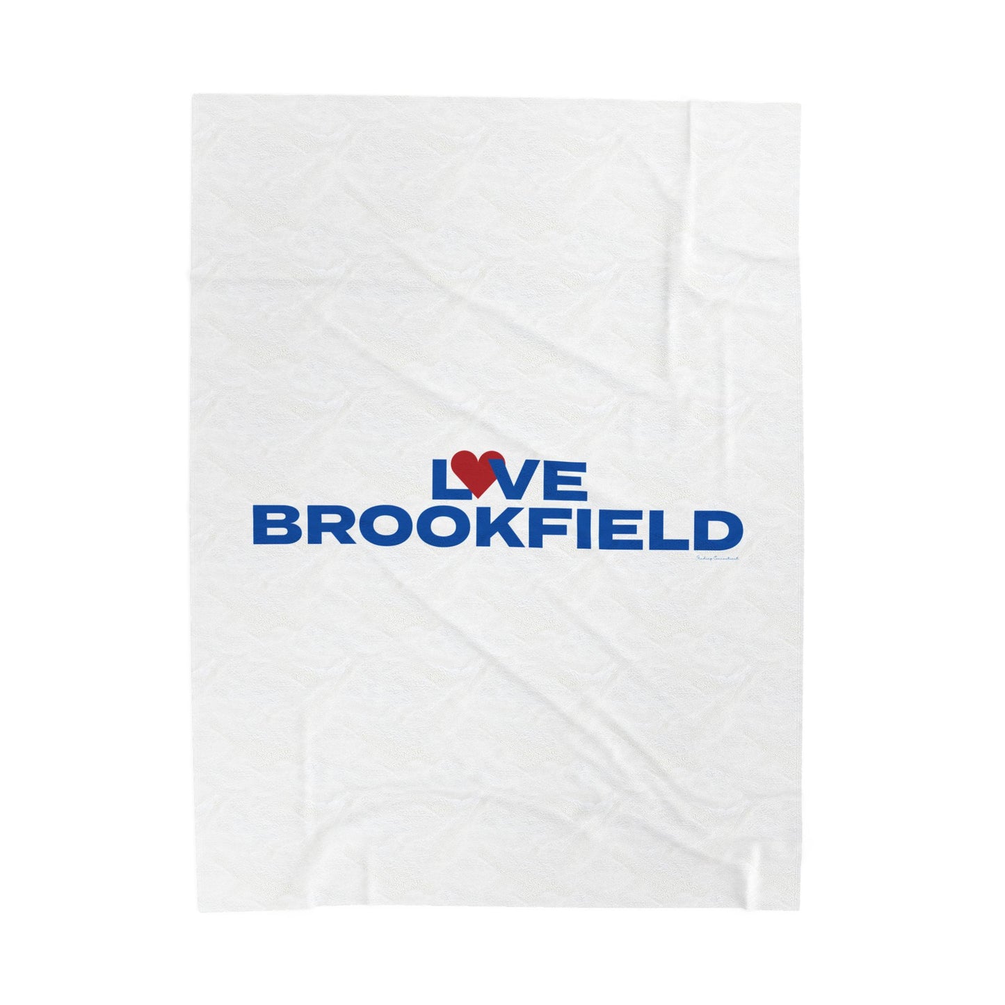 Love Brookfield Velveteen Plush Blanket