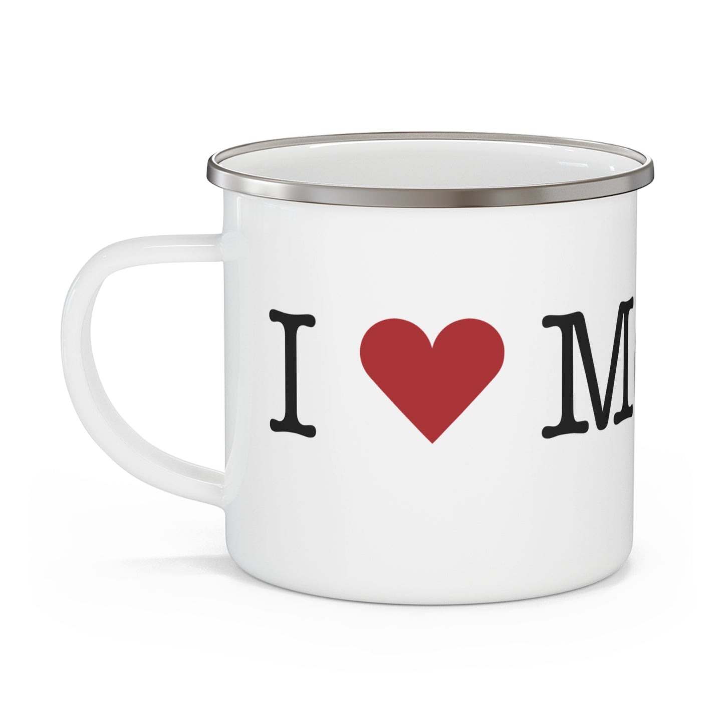 I Heart Monroe. Enamel Camping Mug