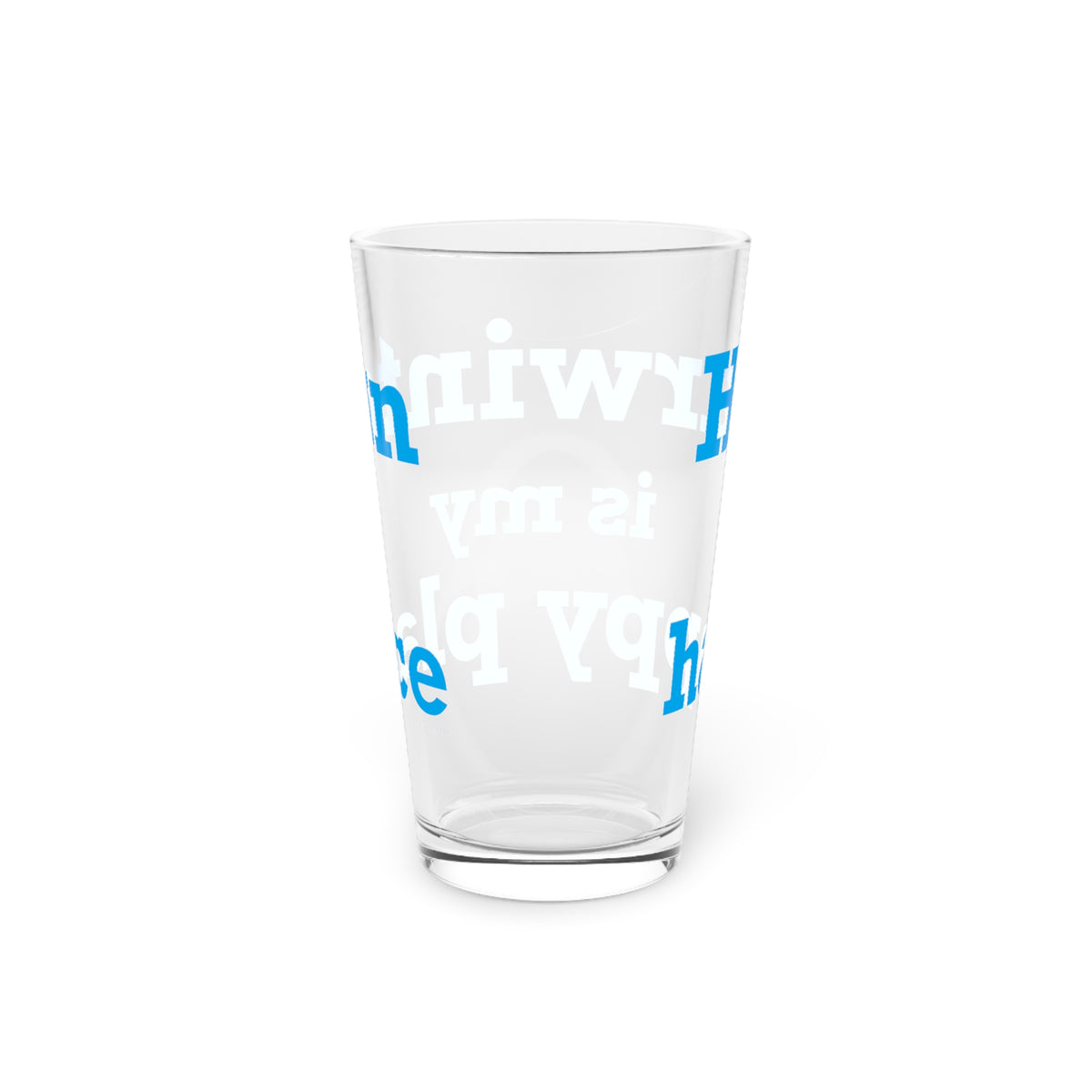Harwinton is My Happy Place Pint Glass, 16oz