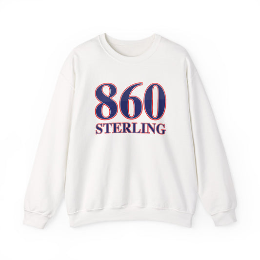860 Sterling Red White & Blue Unisex Heavy Blend™ Crewneck Sweatshirt