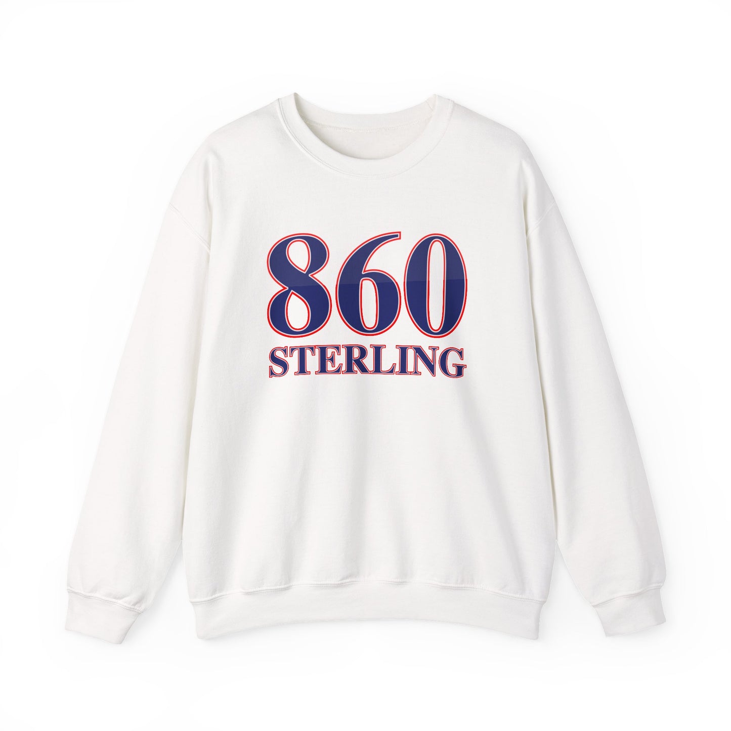 860 Sterling Red White & Blue Unisex Heavy Blend™ Crewneck Sweatshirt