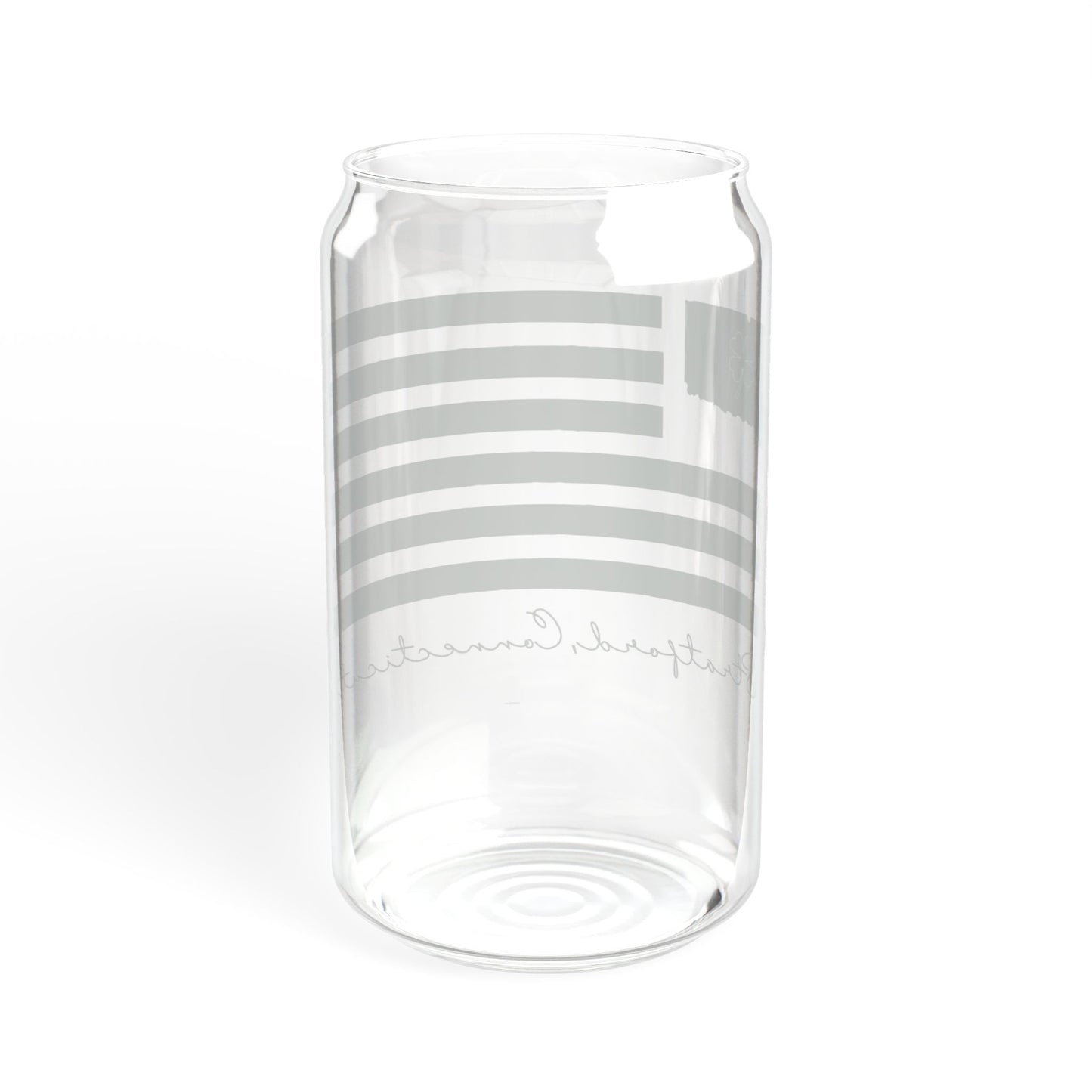 Stratford Connecticut St Patrick’s Day Flag Sipper Glass, 16oz