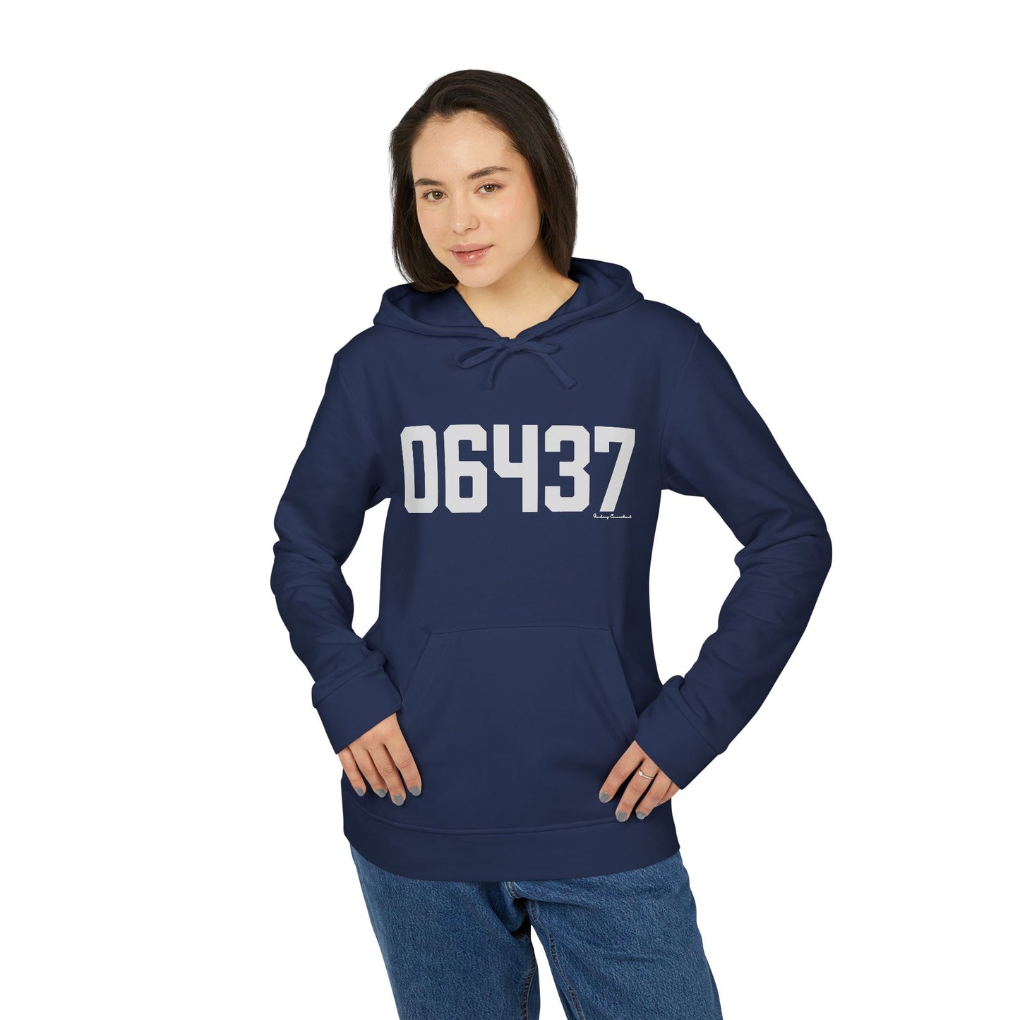 06437 - Guilford CT Zip Code adidas Unisex Fleece Hoodie