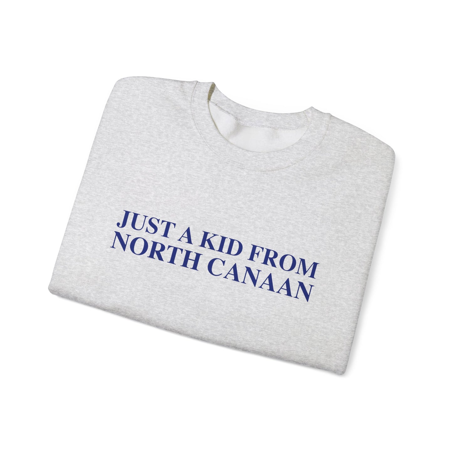 Just a kid from North Canaan Unisex Heavy Blend™ Crewneck Sweatshirt