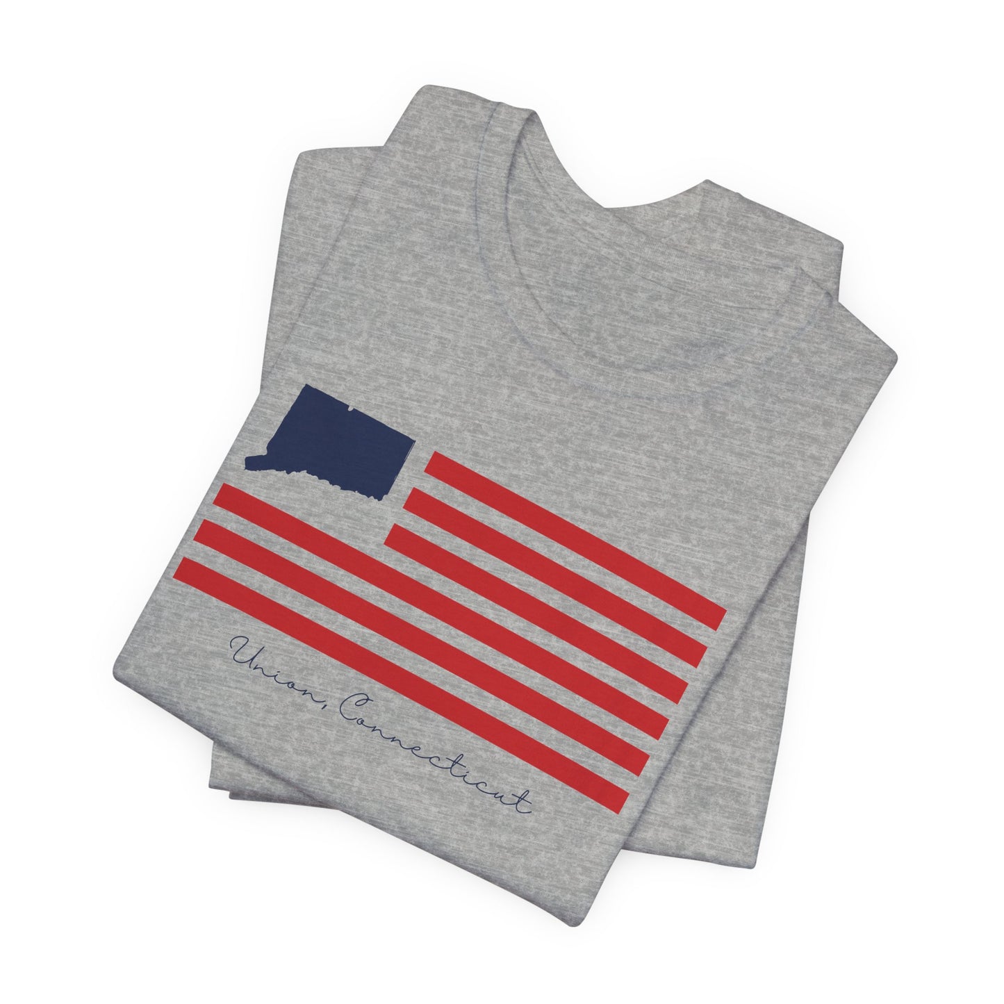 Union Connecticut Flag Unisex Jersey Short Sleeve T-Shirt