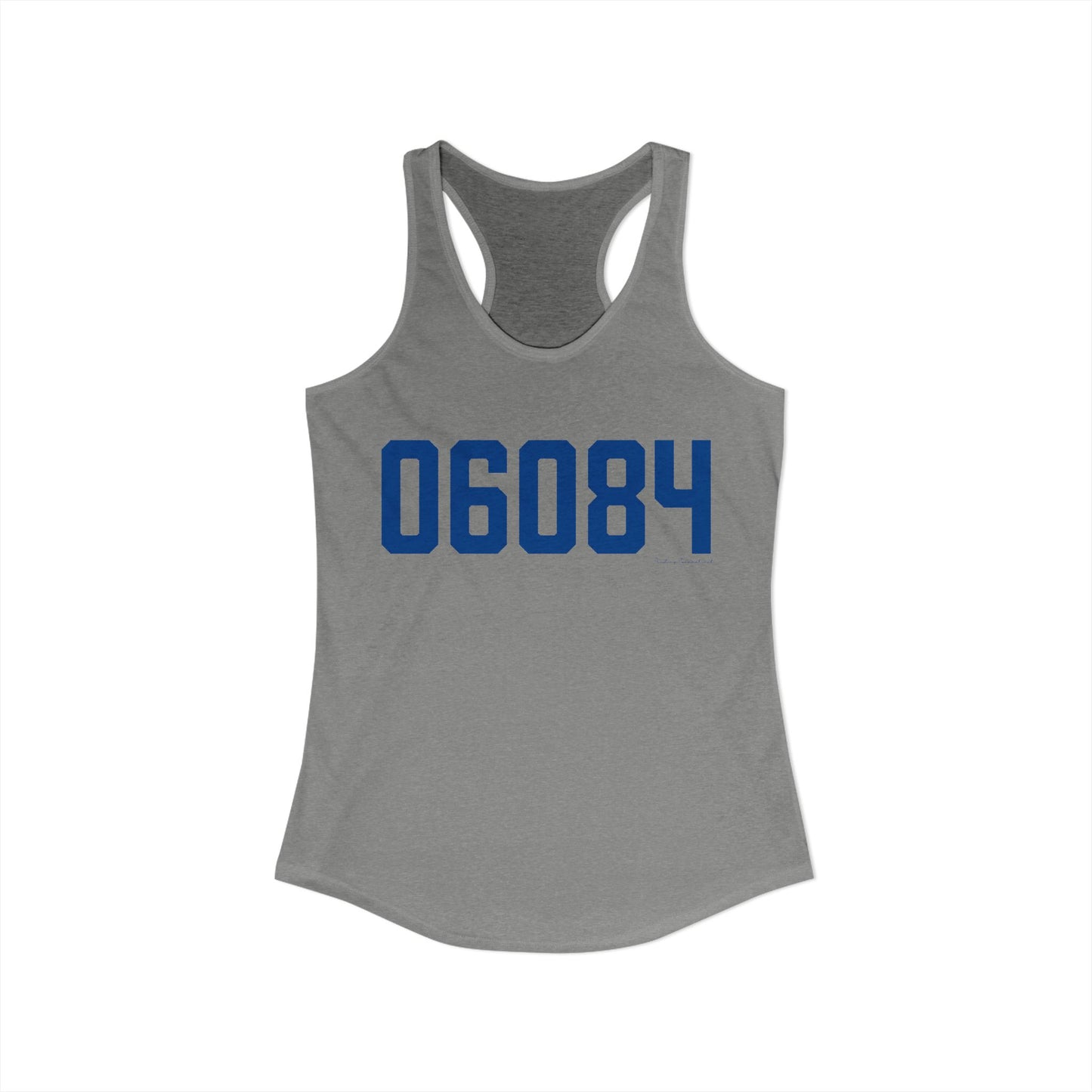 06084 Tolland Connecticut Zip Code Women's Ideal Racerback Tank Top