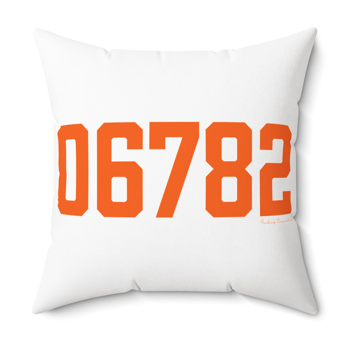 06782 Plymouth Connecticut Zip Code Polyester Square Pillow