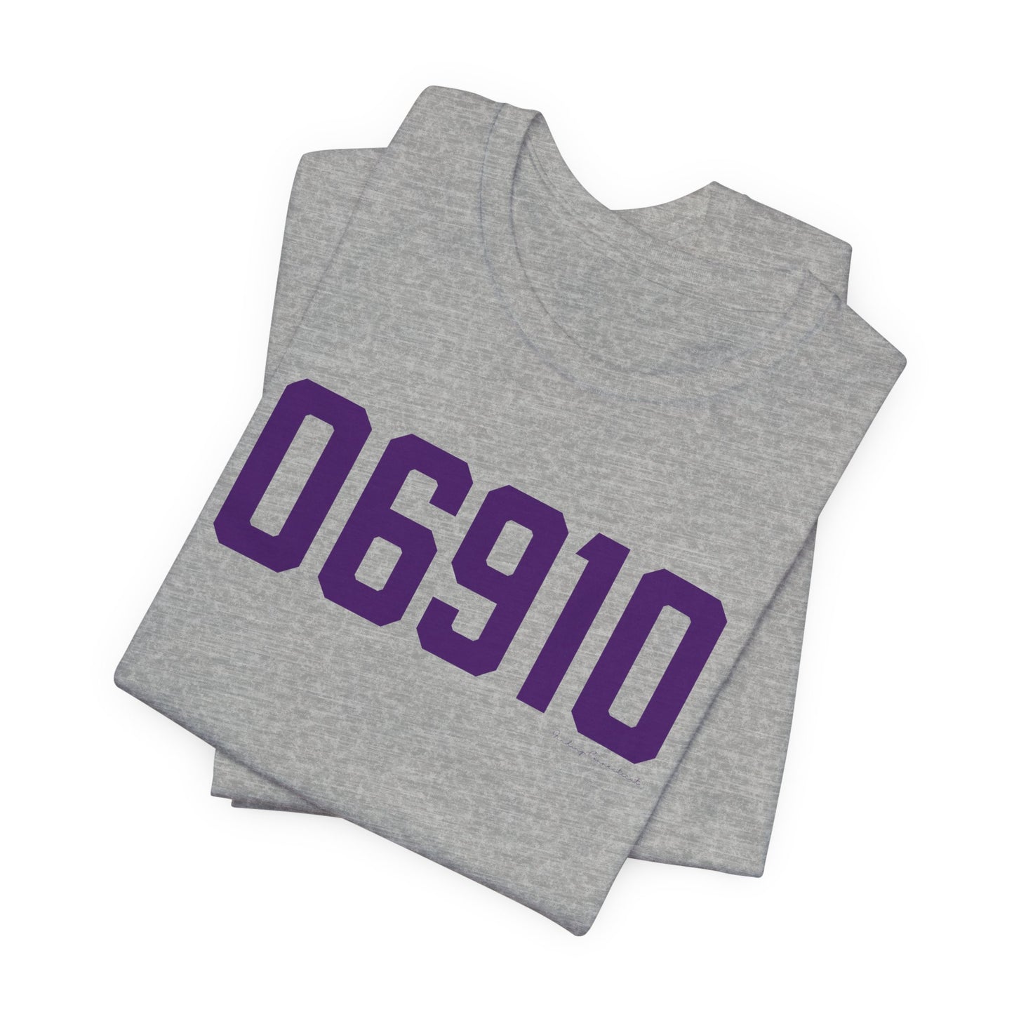 06910 Stamford Connecticut Zip Code Unisex Jersey Short Sleeve T-Shirt