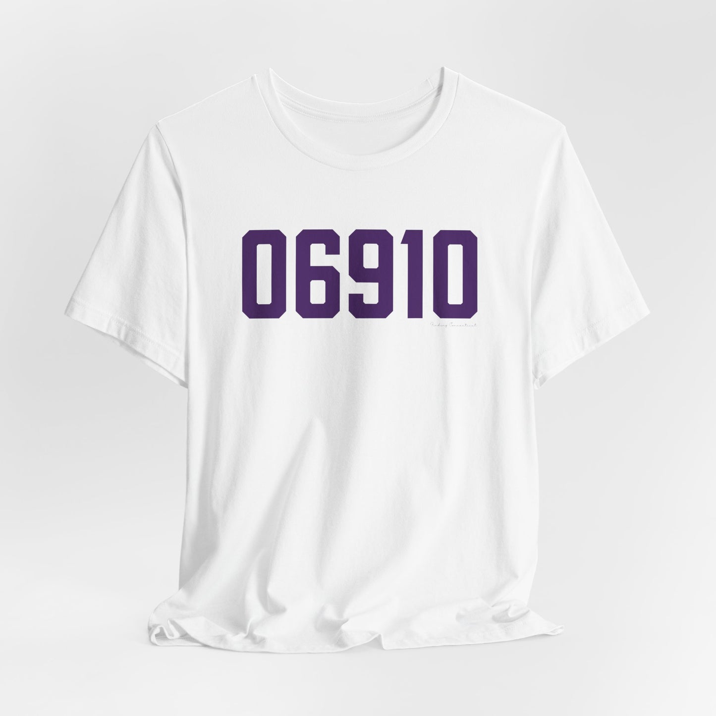 06910 Stamford Connecticut Zip Code Unisex Jersey Short Sleeve T-Shirt