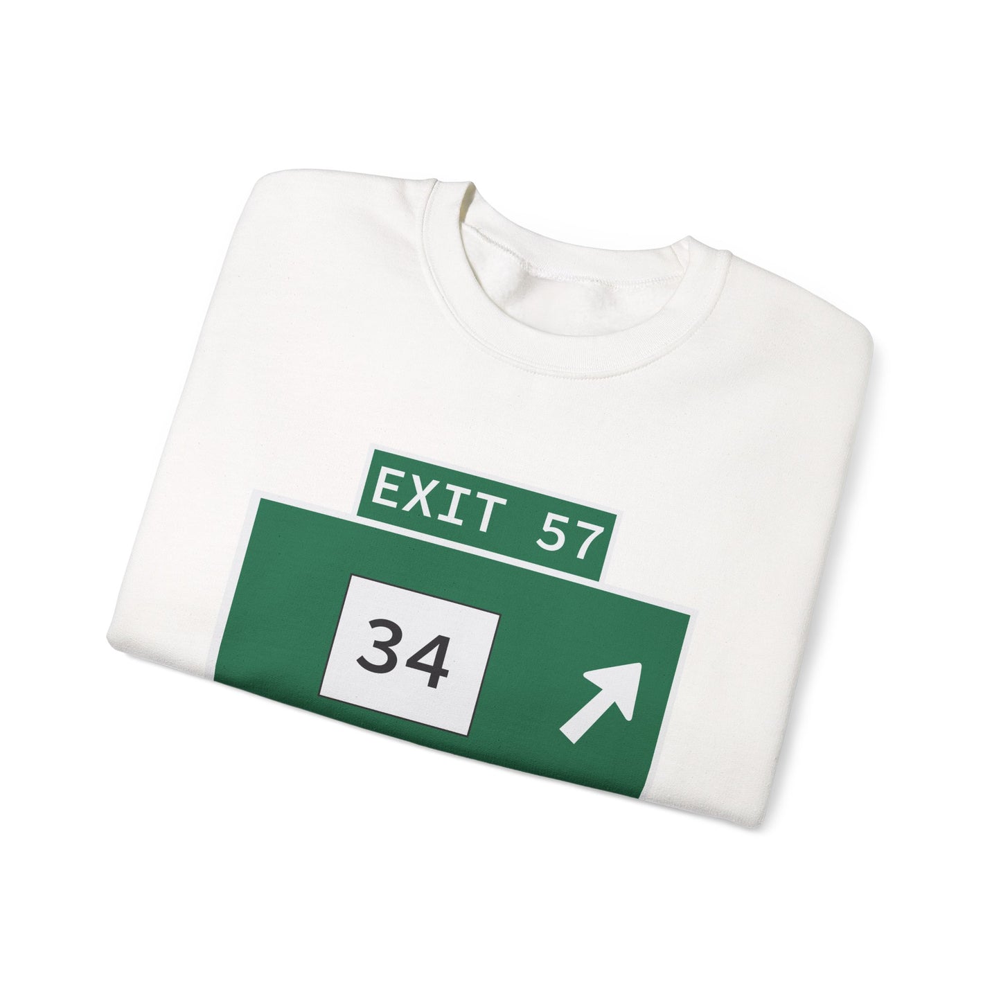 Vintage WCP Exit 57 Sign Unisex Heavy Blend™ Crewneck Sweatshirt