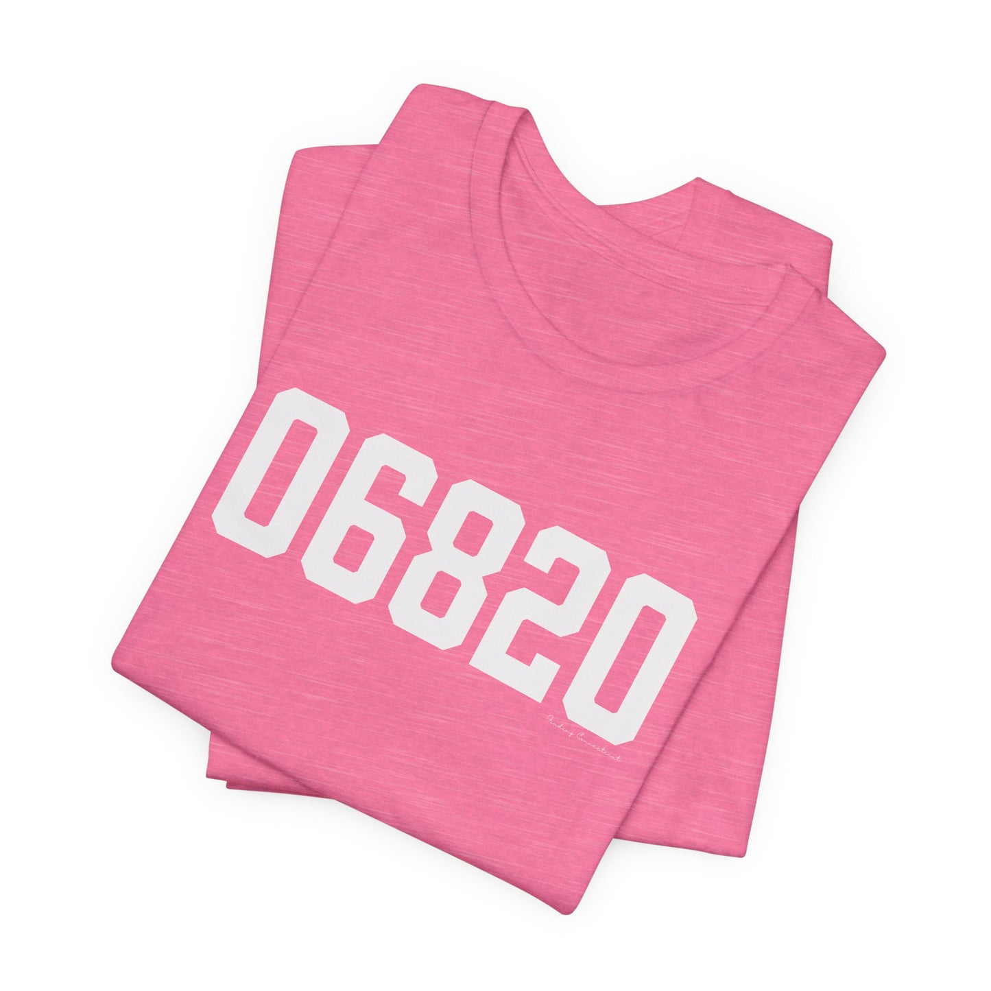 06820 - Darien CT Zip Code Unisex Jersey Short Sleeve T-Shirt