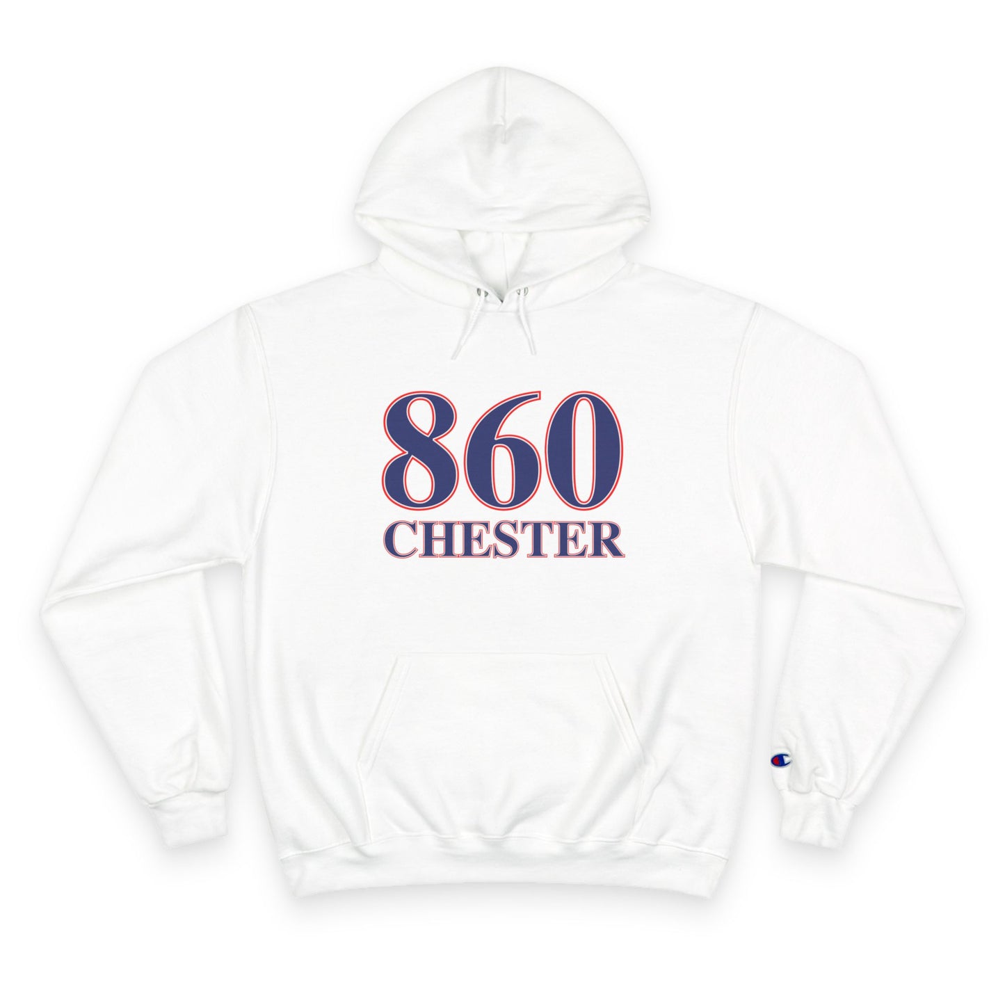 860 Chester Red White & Blue Champion Hoodie