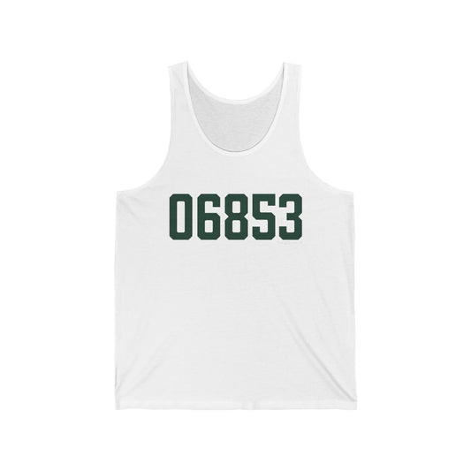 06853 Norwalk Connecticut Zip CodeUnisex Jersey Tank Top