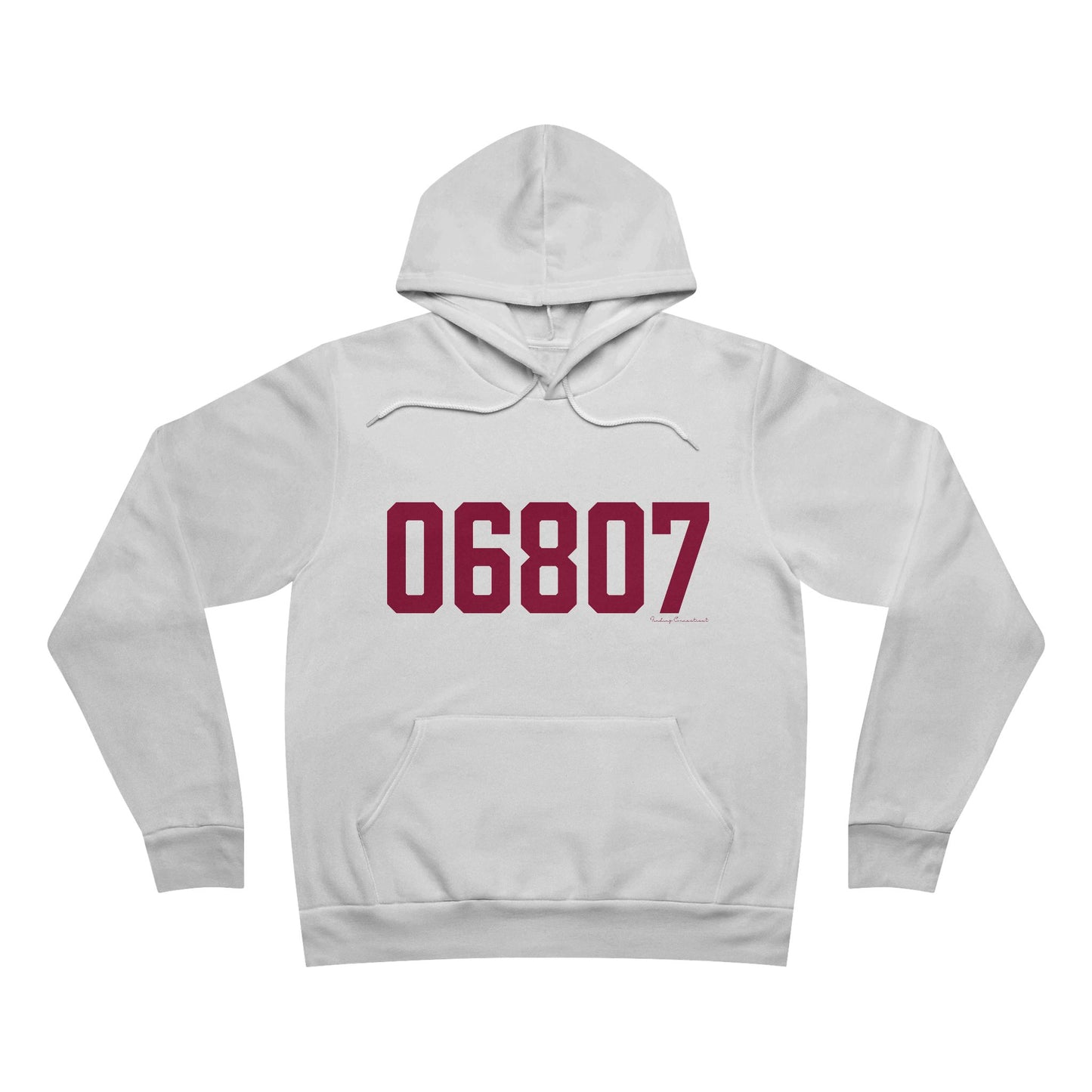 06807 - Greenwich Connecticut Zip Code Unisex Sponge Fleece Pullover Hoodie