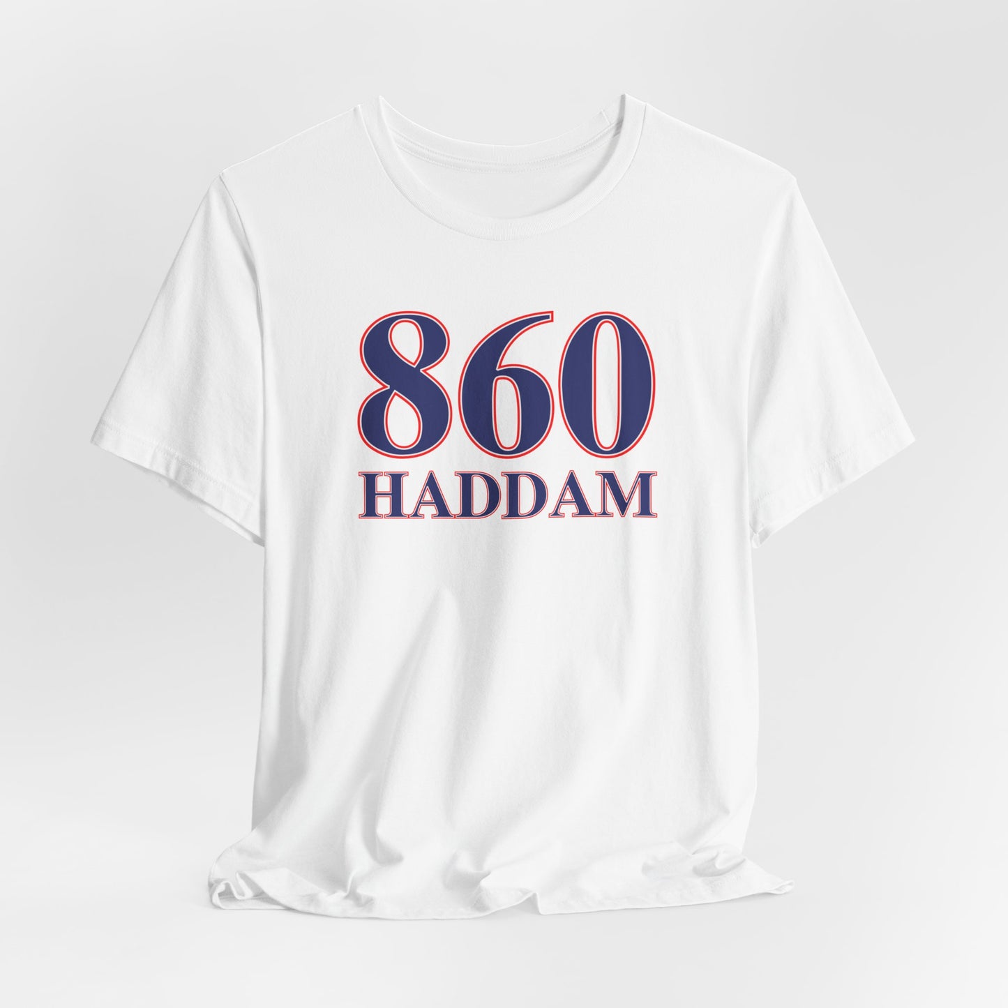 860 Haddam Red White & Blue Unisex Jersey Short Sleeve T-Shirt