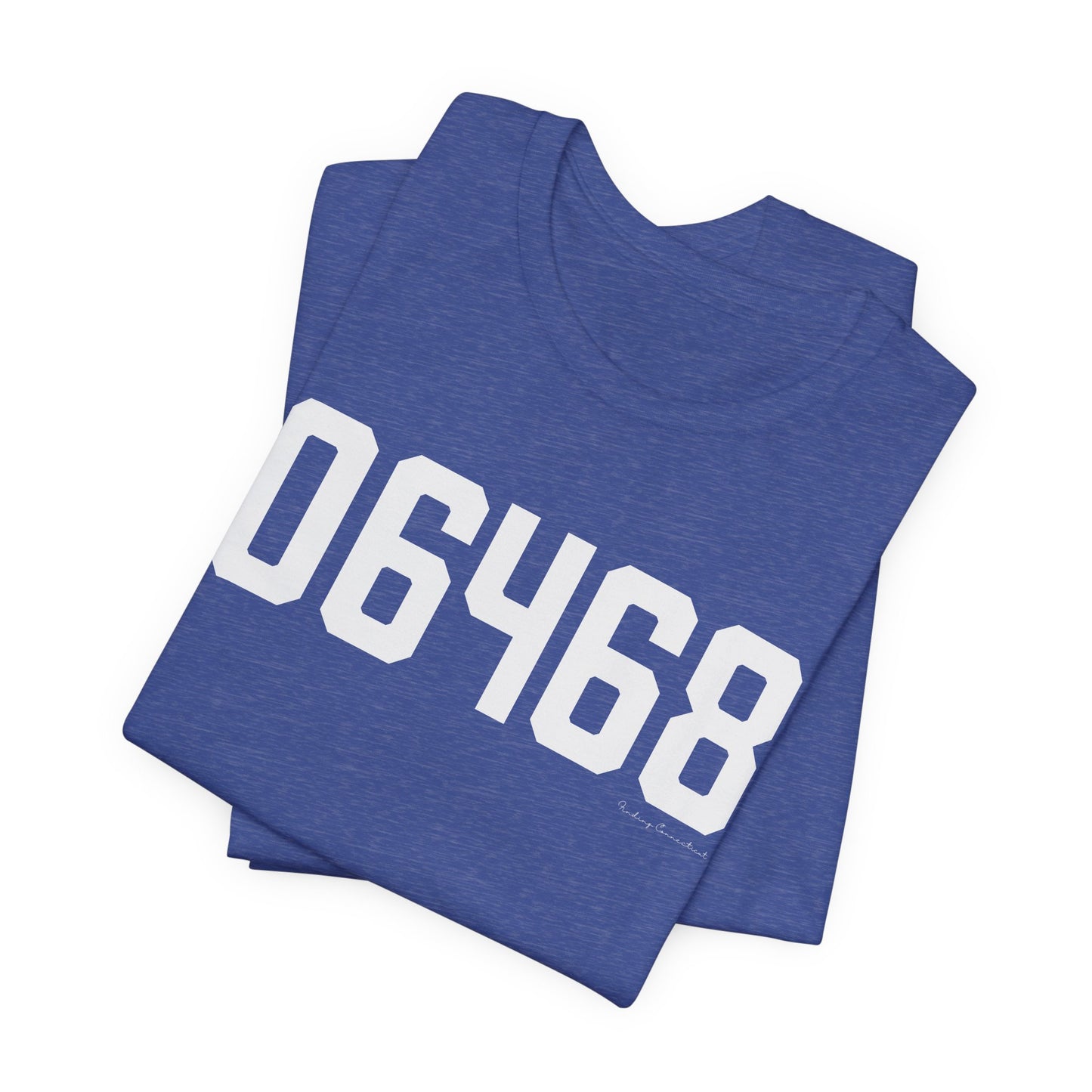 06468 Monroe Connecticut Zip Code Unisex Jersey Short Sleeve T-Shirt