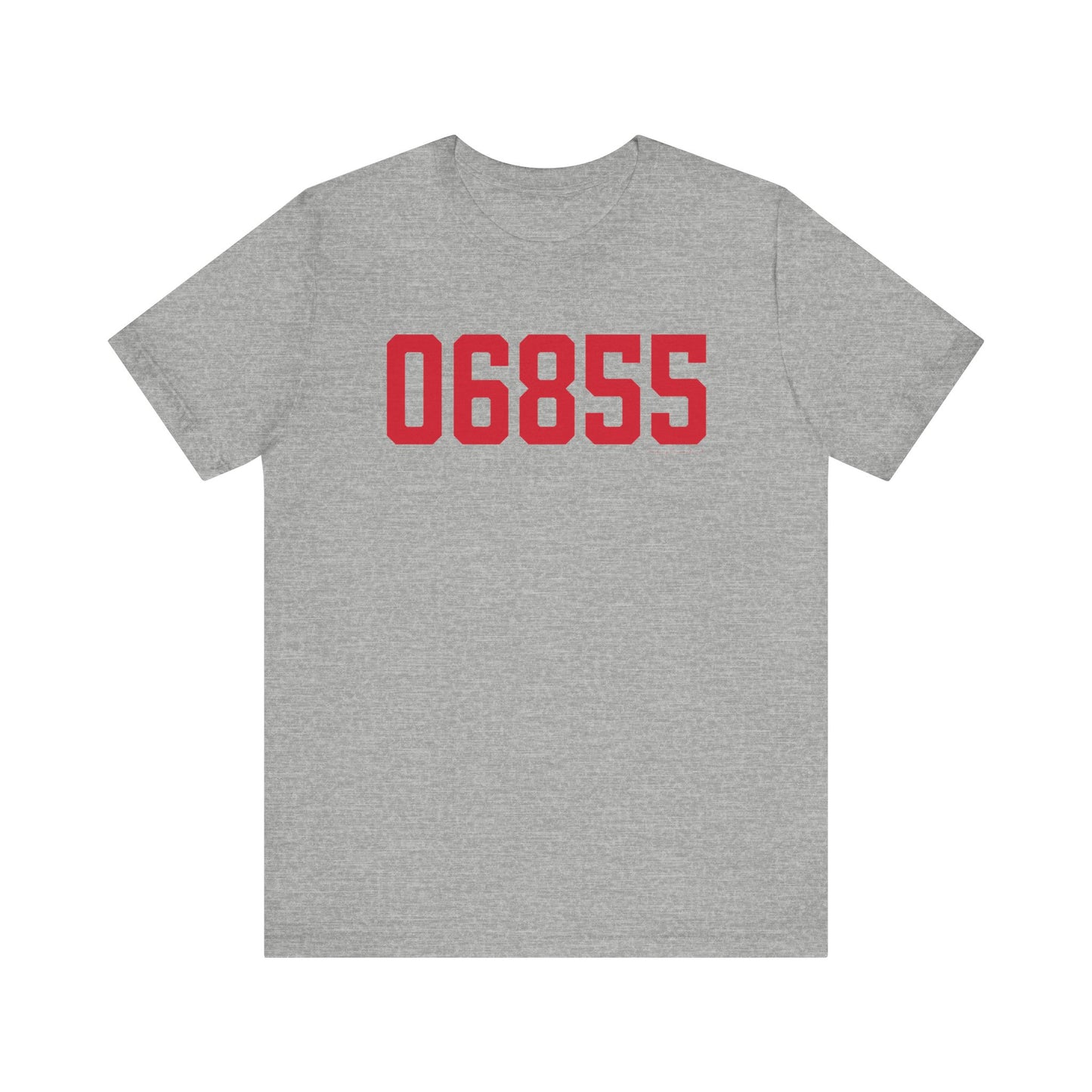 06855 Norwalk Connecticut Zip Code Unisex Jersey Short Sleeve T-Shirt