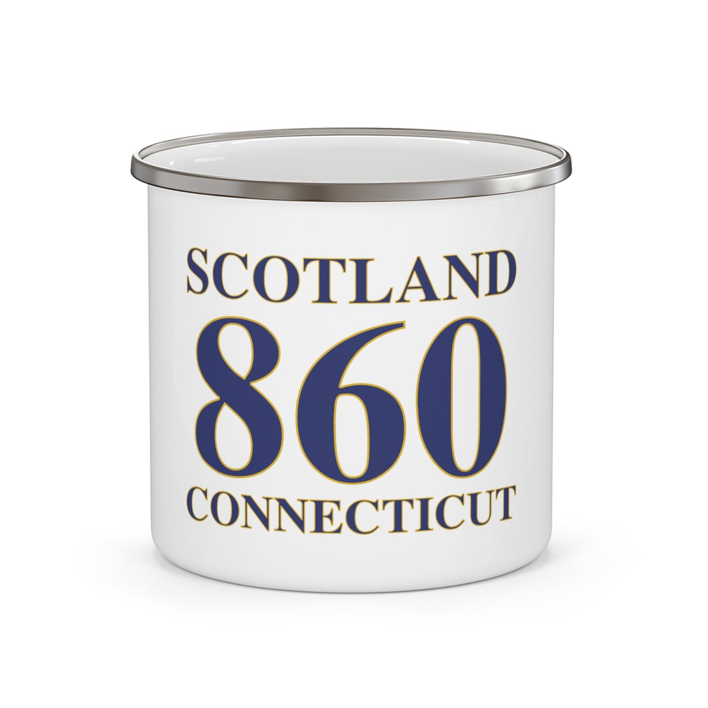 Scotland 860 Connecticut Enamel Camping Mug