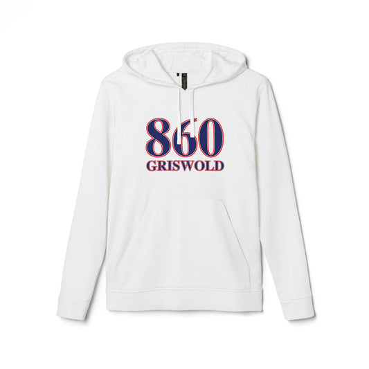 860 Griswold Red White & Blue adidas Unisex Fleece Hoodie