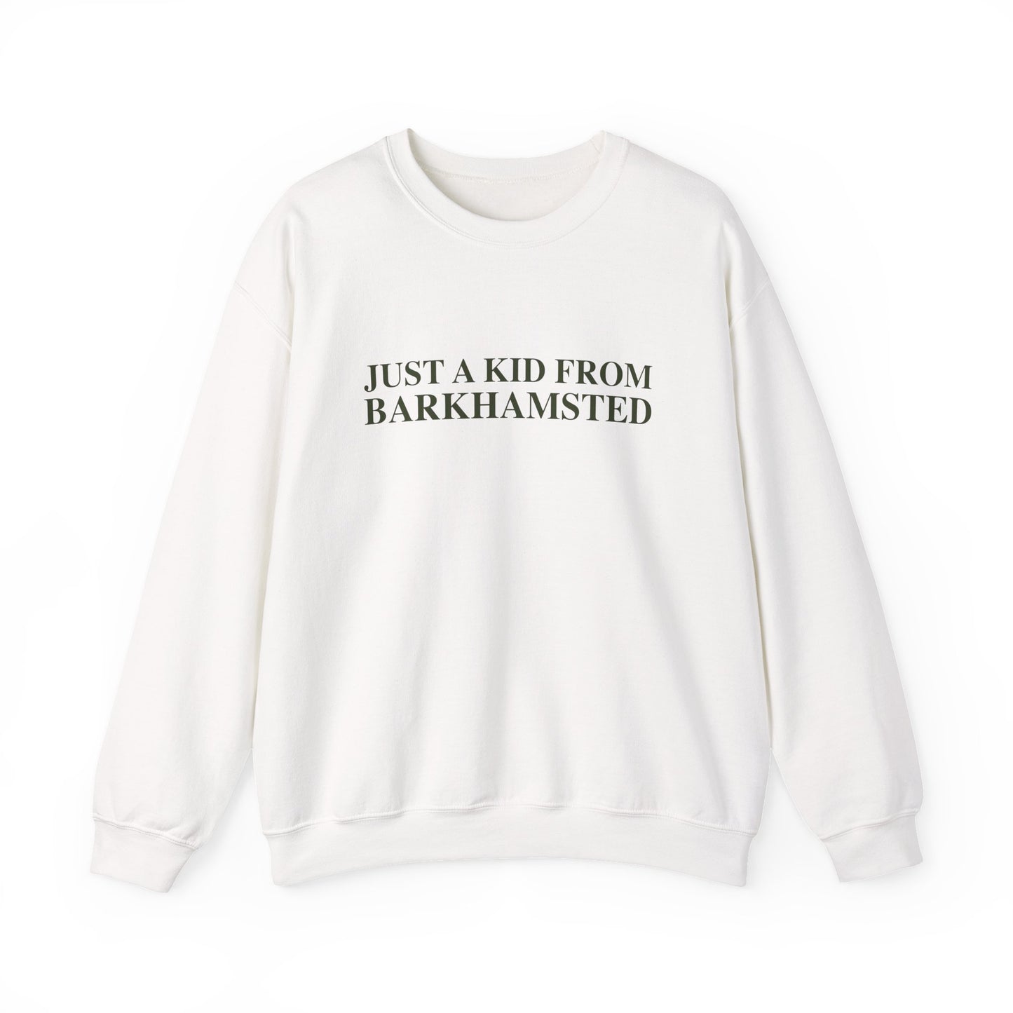 Just a kid from Barkhamsted Unisex Heavy Blend™ Crewneck Sweatshirt
