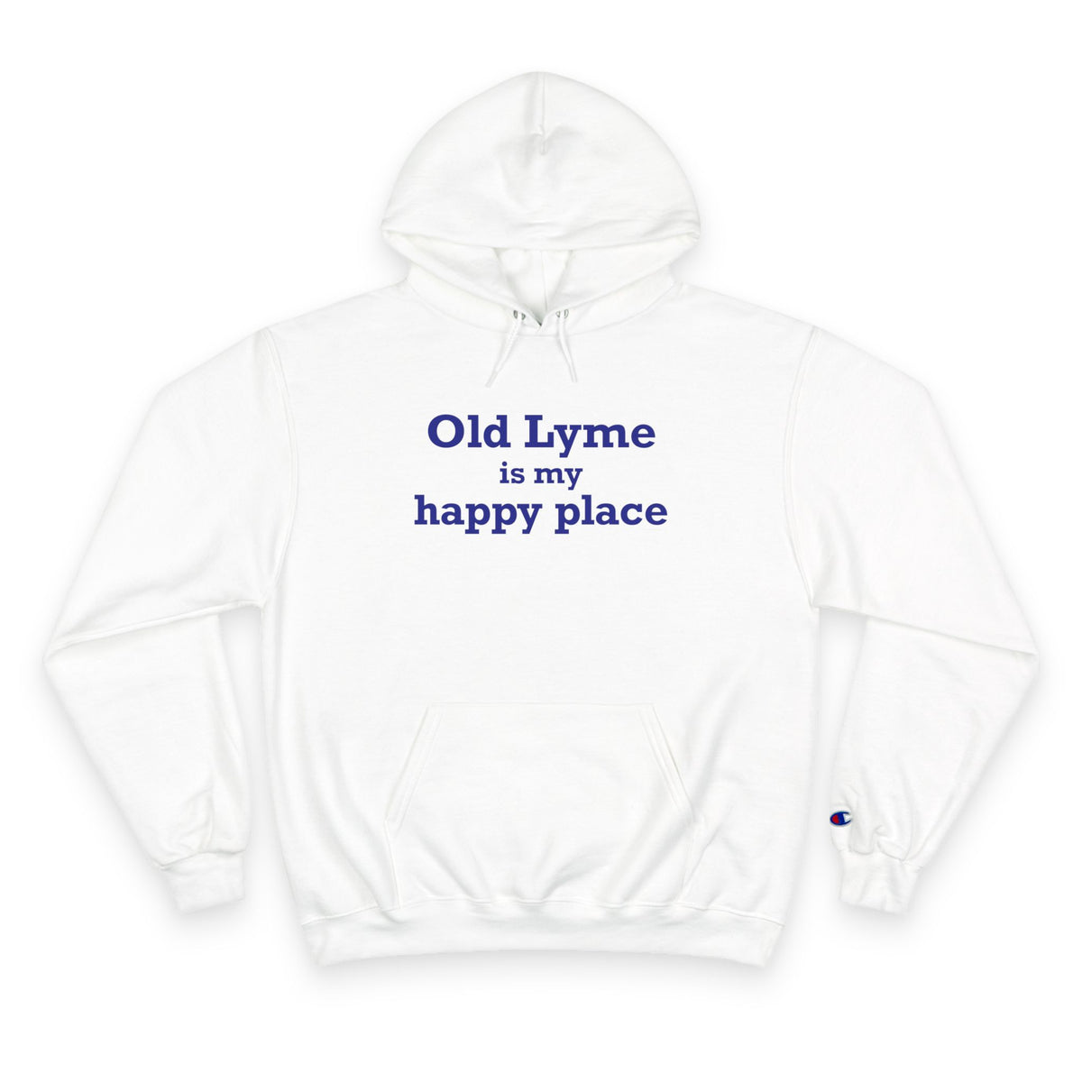 Old Lyme is My Happy Place Champion Hoodie