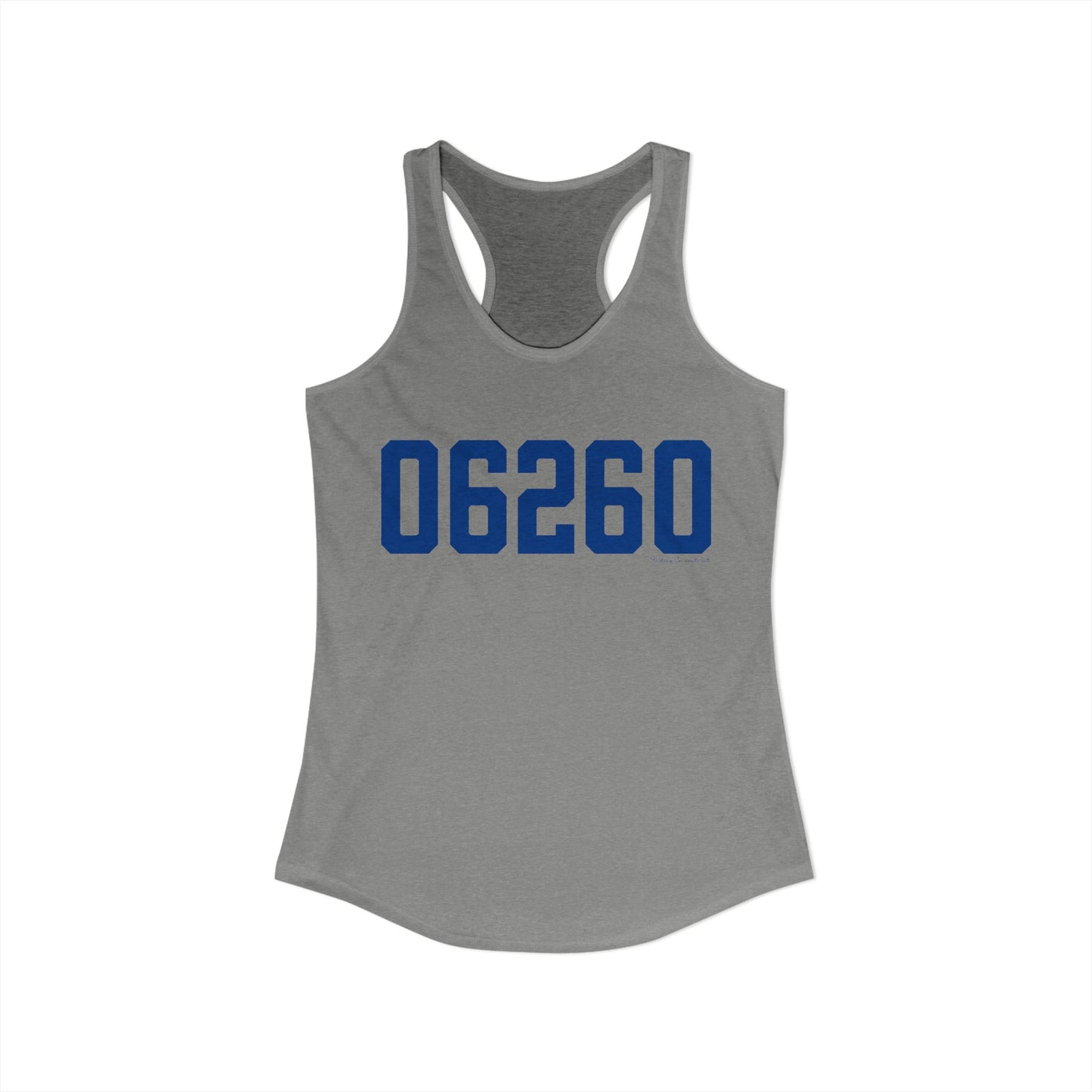 06260 Putnam Connecticut Zip Code Women's Ideal Racerback Tank Top