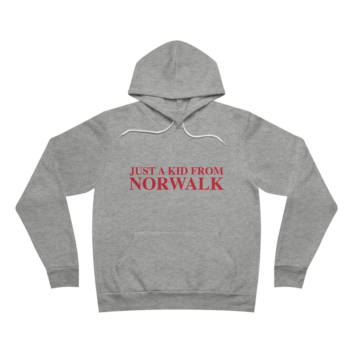 Just a kid from Norwalk Unisex Sponge Fleece Pullover Hoodie Sweatshirt