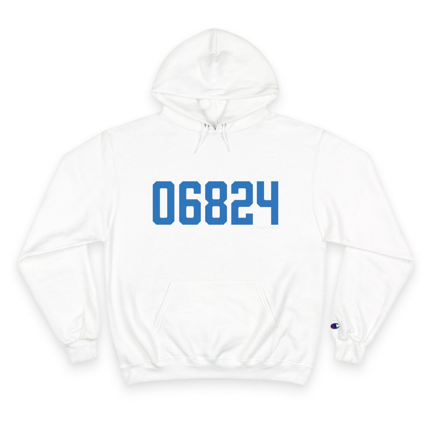 06824 Fairfield Connecticut Zip Code Champion Hoodie Sweatshirts