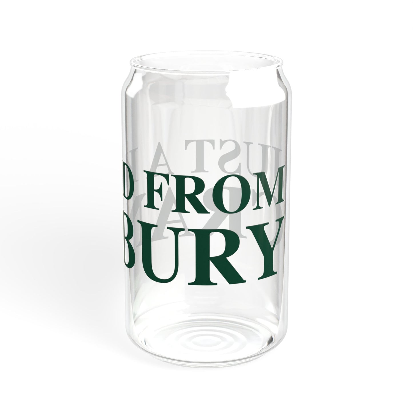 Just a kid from Cranbury Sipper Glass, 16oz