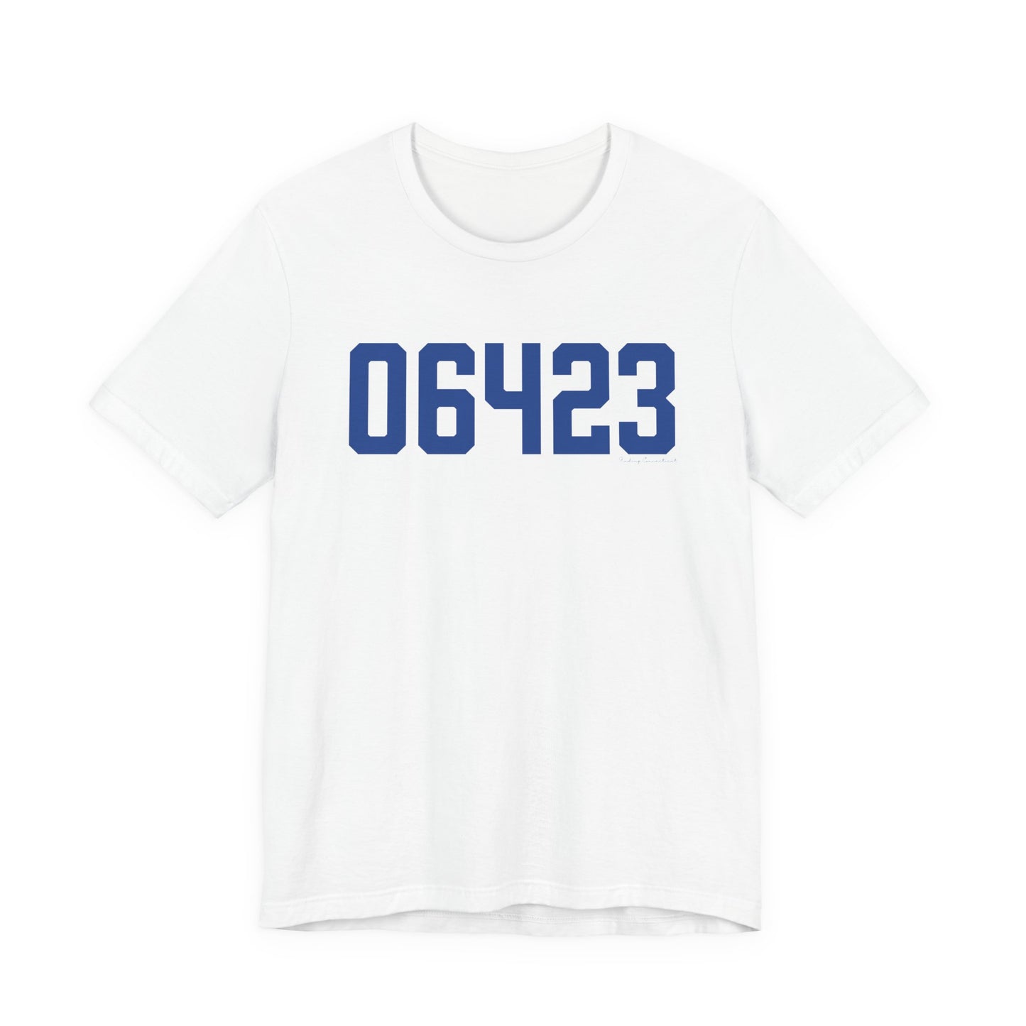 06423 East Haddam Connecticut Zip Code Unisex Jersey Short Sleeve T-Shirt