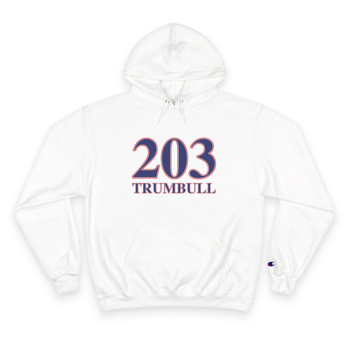 203 Trumbull Red White & Blue Champion Hoodie