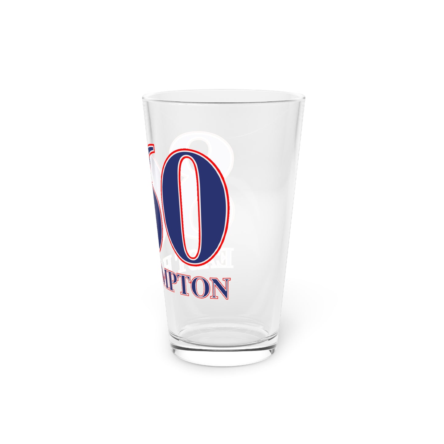 860 East Hampton Red, White & Blue Pint Glass, 16oz