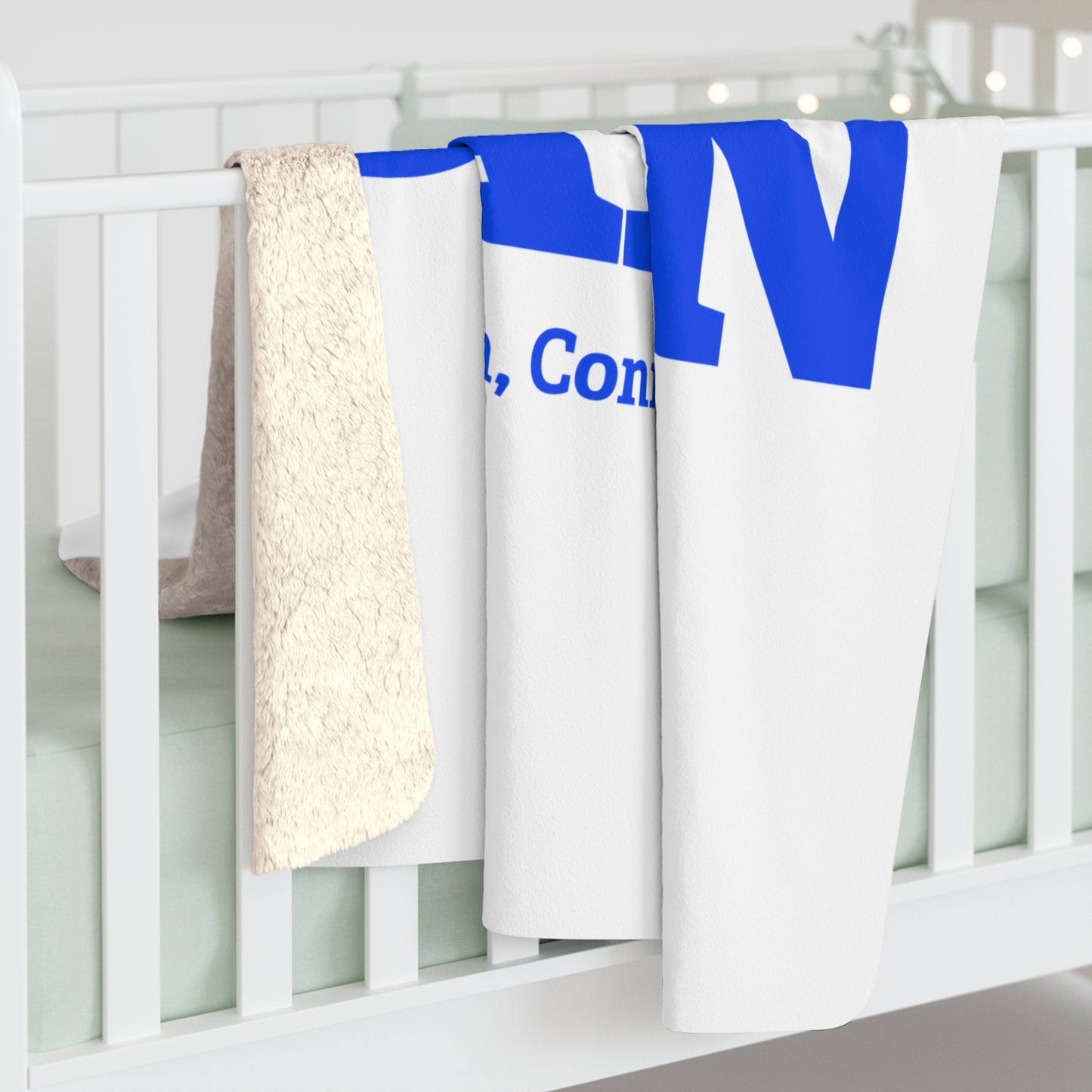 I Heart DARN Sherpa Fleece Blanket