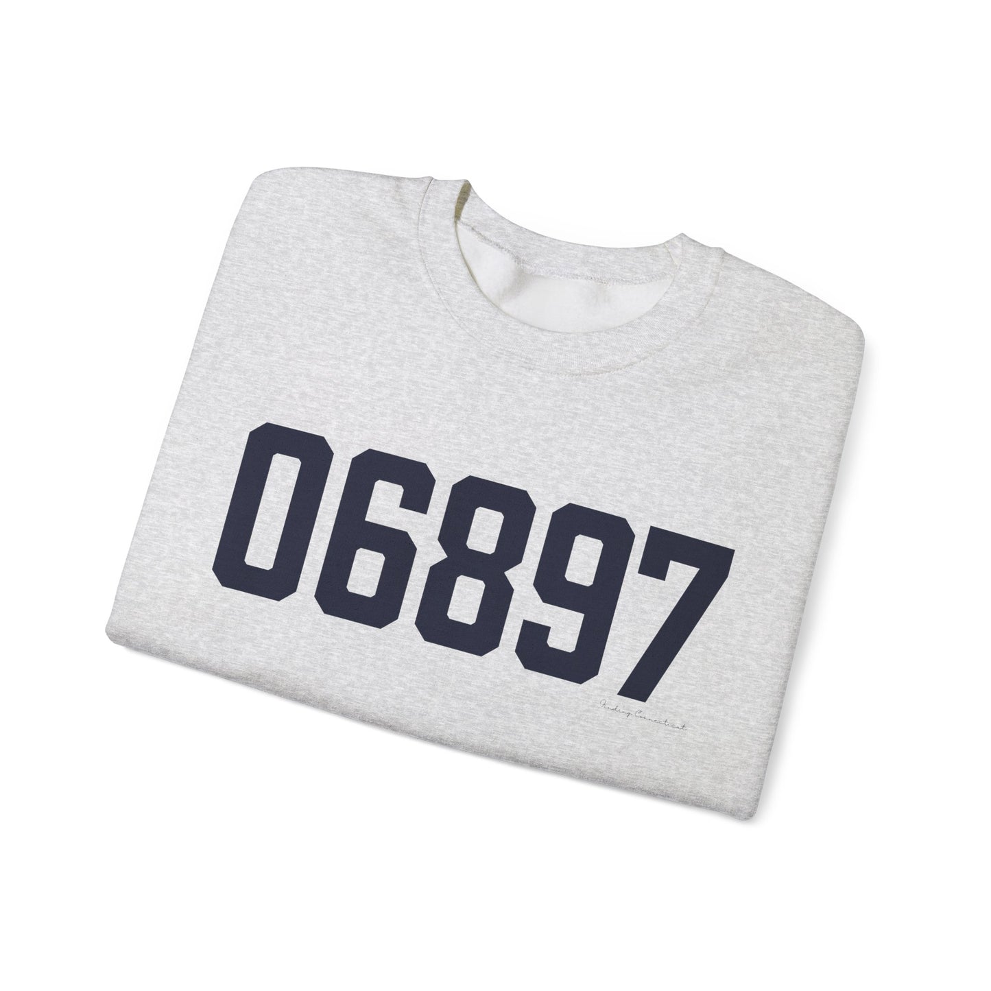06897 Wilton Connecticut Zip Code Unisex Heavy Blend™ Crewneck Sweatshirt