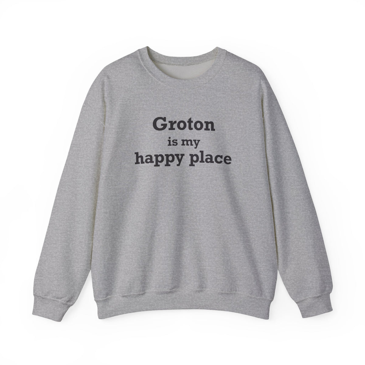 Groton is My Happy Place Unisex Heavy Blend™ Crewneck Sweatshirt