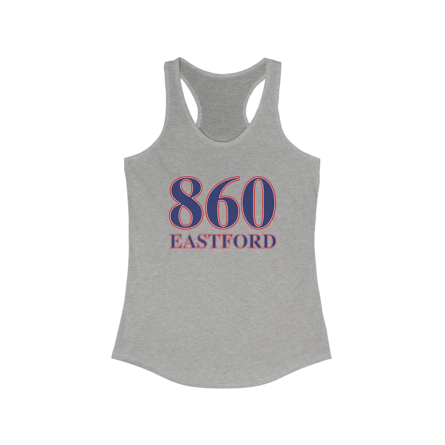 860 Eastford Red White & Blue Women's Ideal Racerback Tank Top