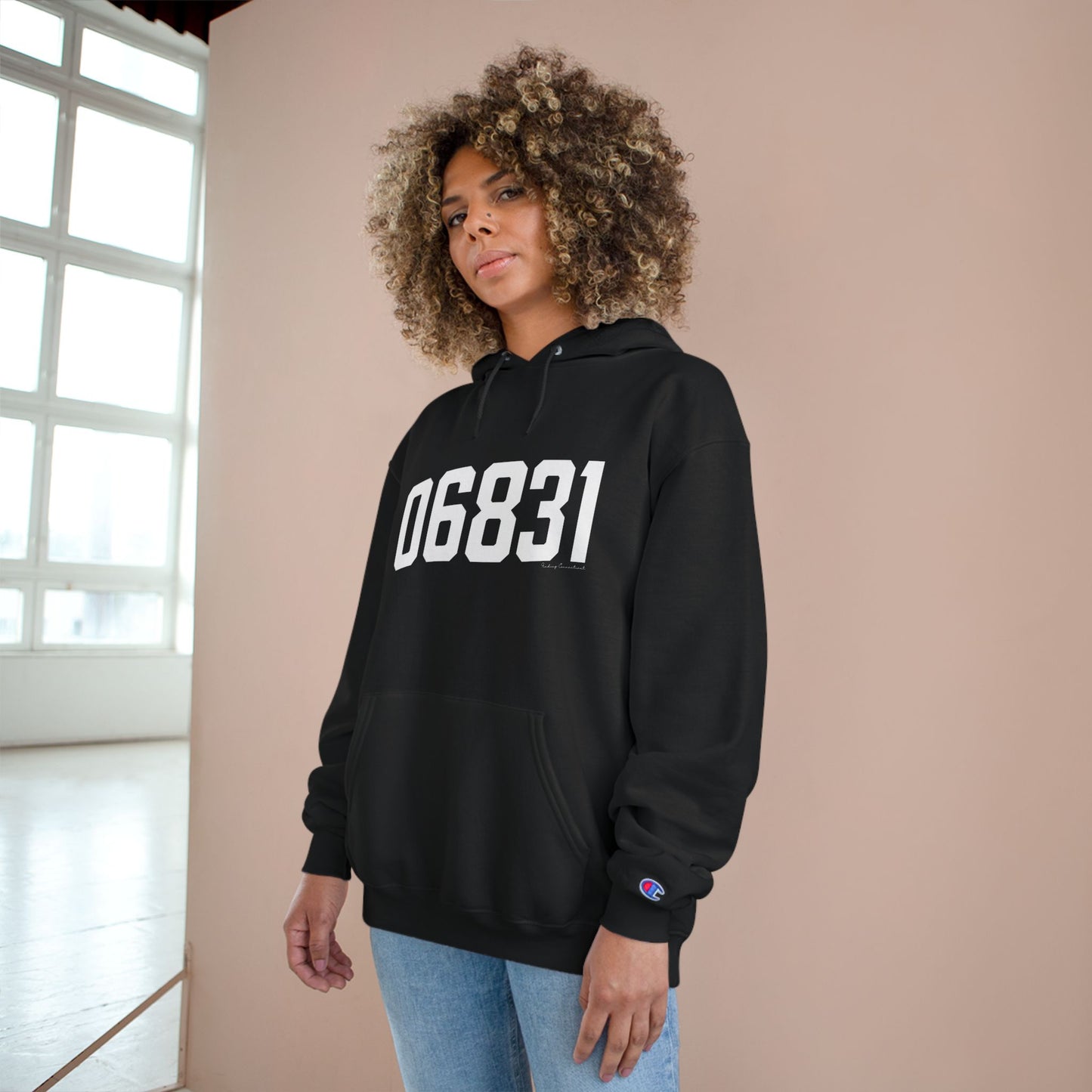 06831 - Greenwich CT Zip Code Champion Hoodie