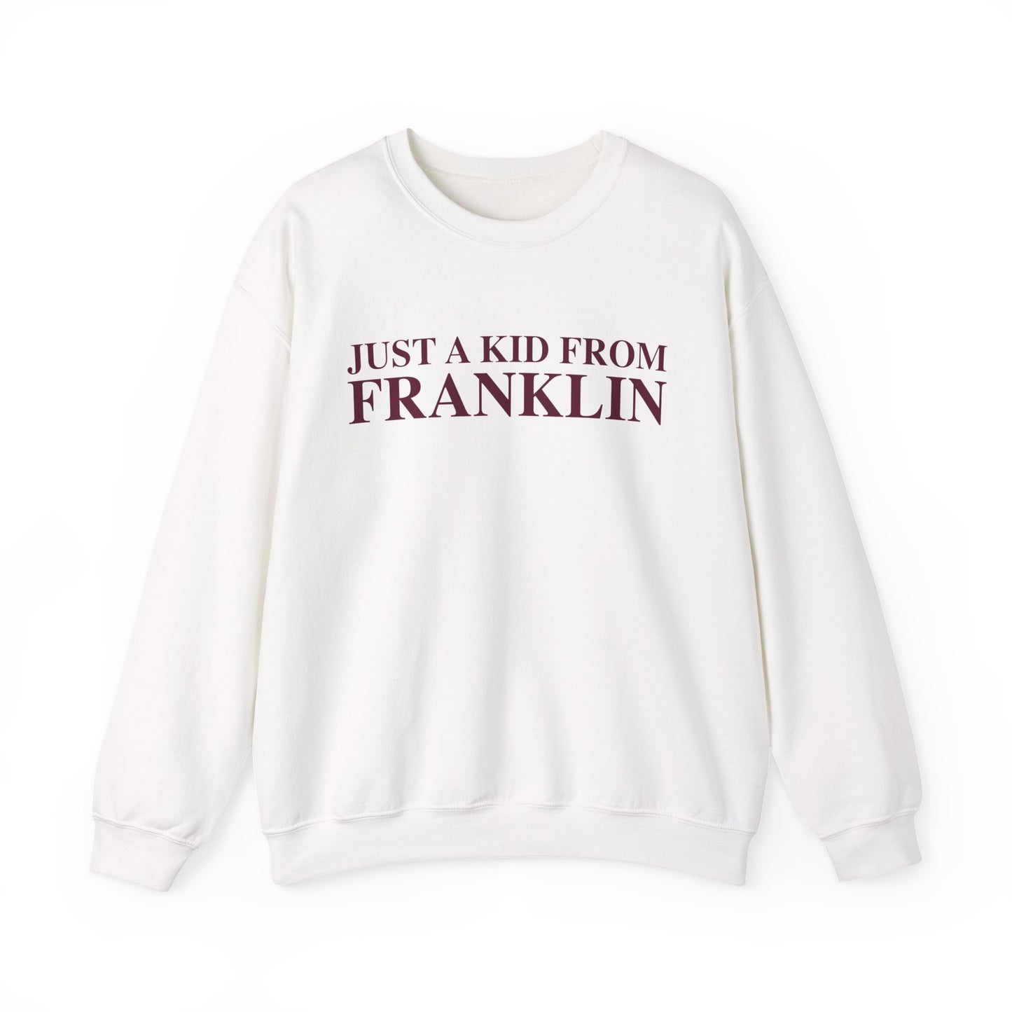 Just a kid from Franklin Unisex Heavy Blend™ Crewneck Sweatshirt