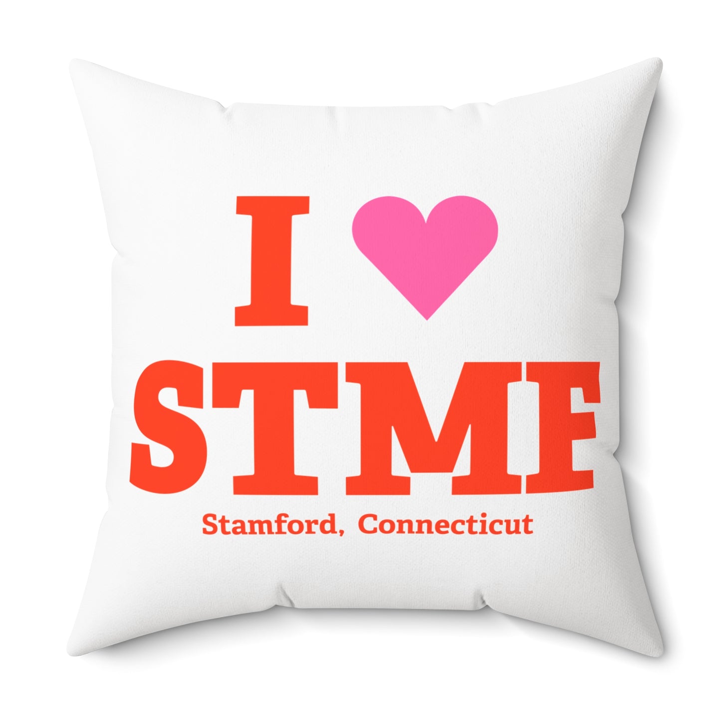 I Heart STMF
Spun Polyester Square Pillow