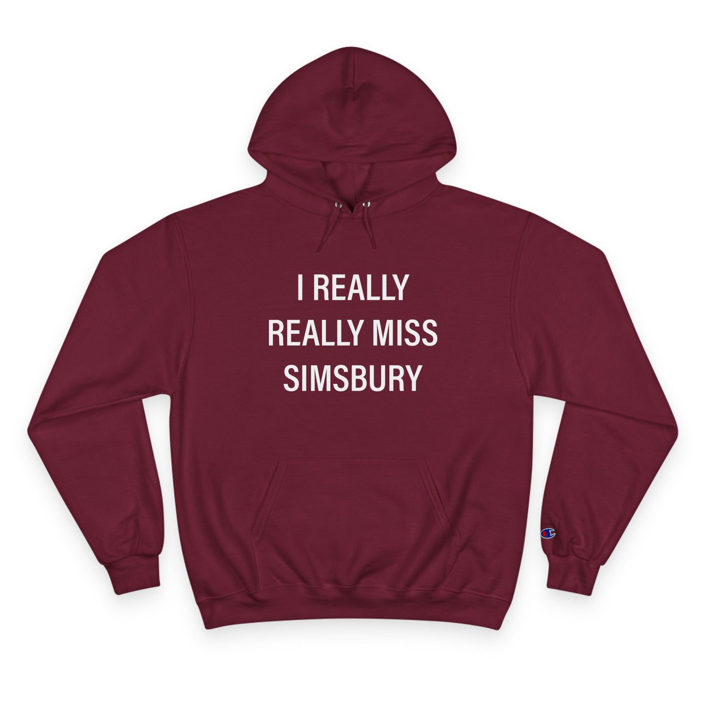 I Really Really Miss Simsbury Champion Hoodie