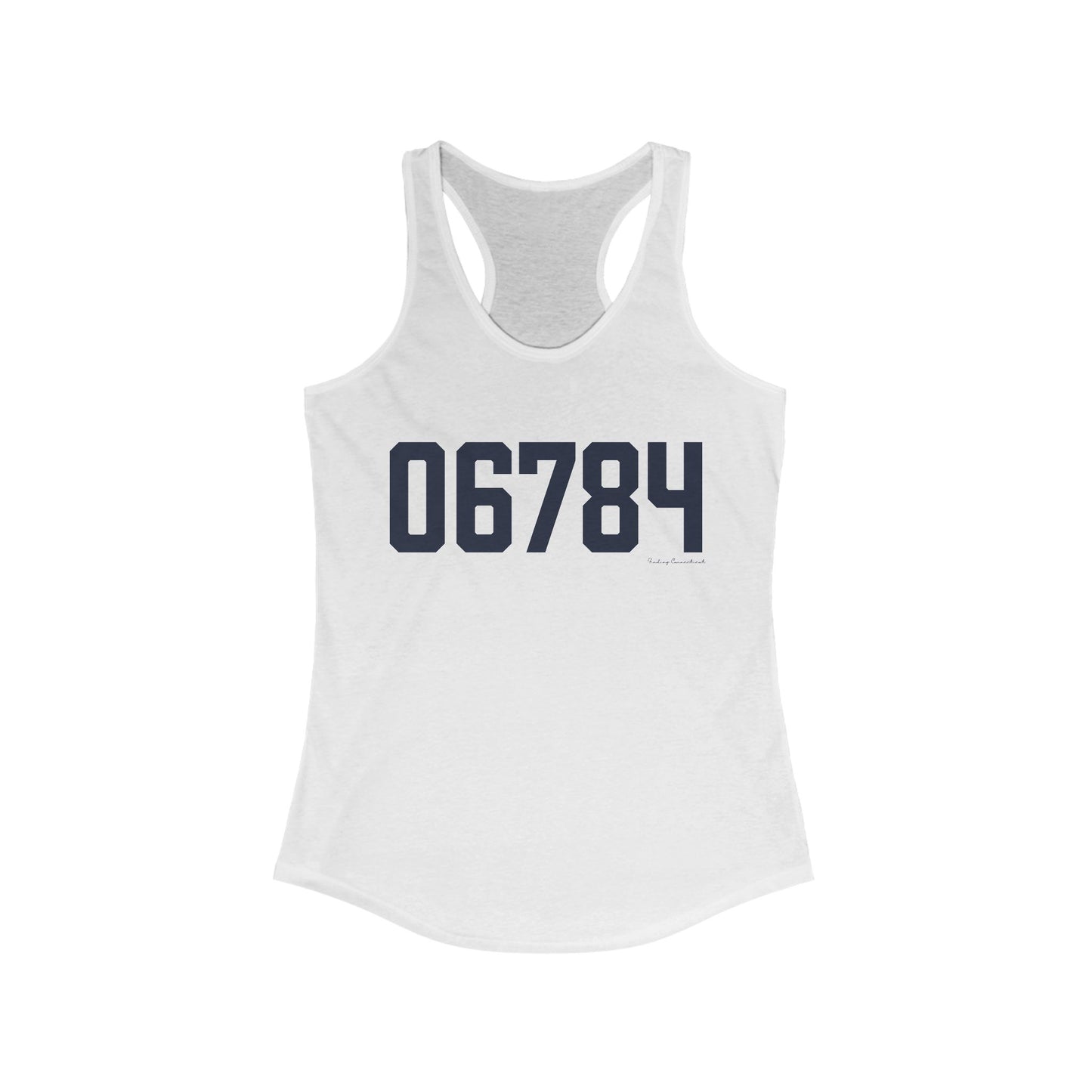 06784 Sherman Connecticut Zip Code Women's Ideal Racerback Tank Top