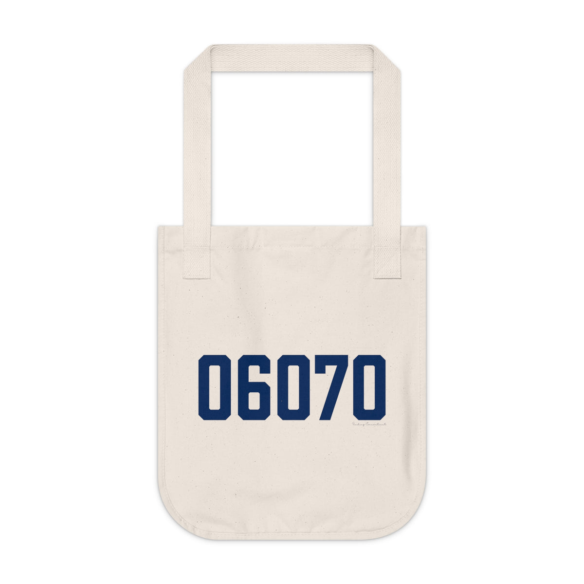 06070 Simsbury Connecticut Zip Code Organic Canvas Tote Bag