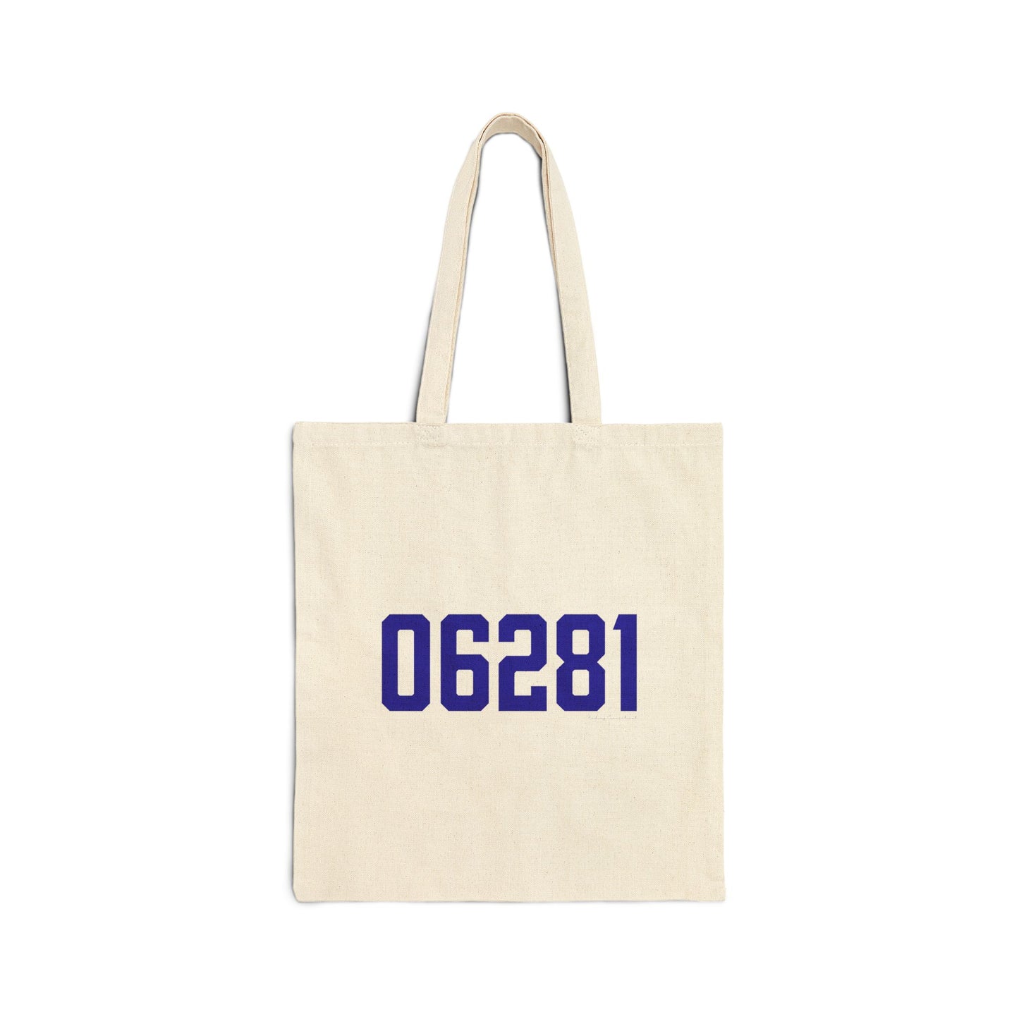 06281 Woodstock Connecticut Zip Code Cotton Canvas Tote Bag