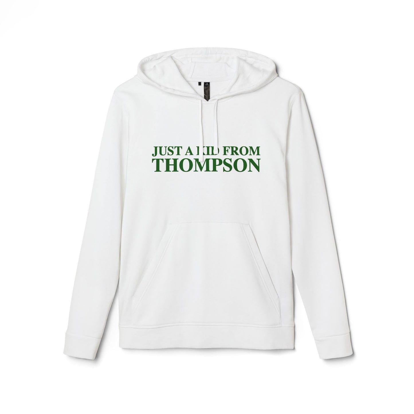 Just a kid from Thompson adidas Unisex Fleece Hoodie