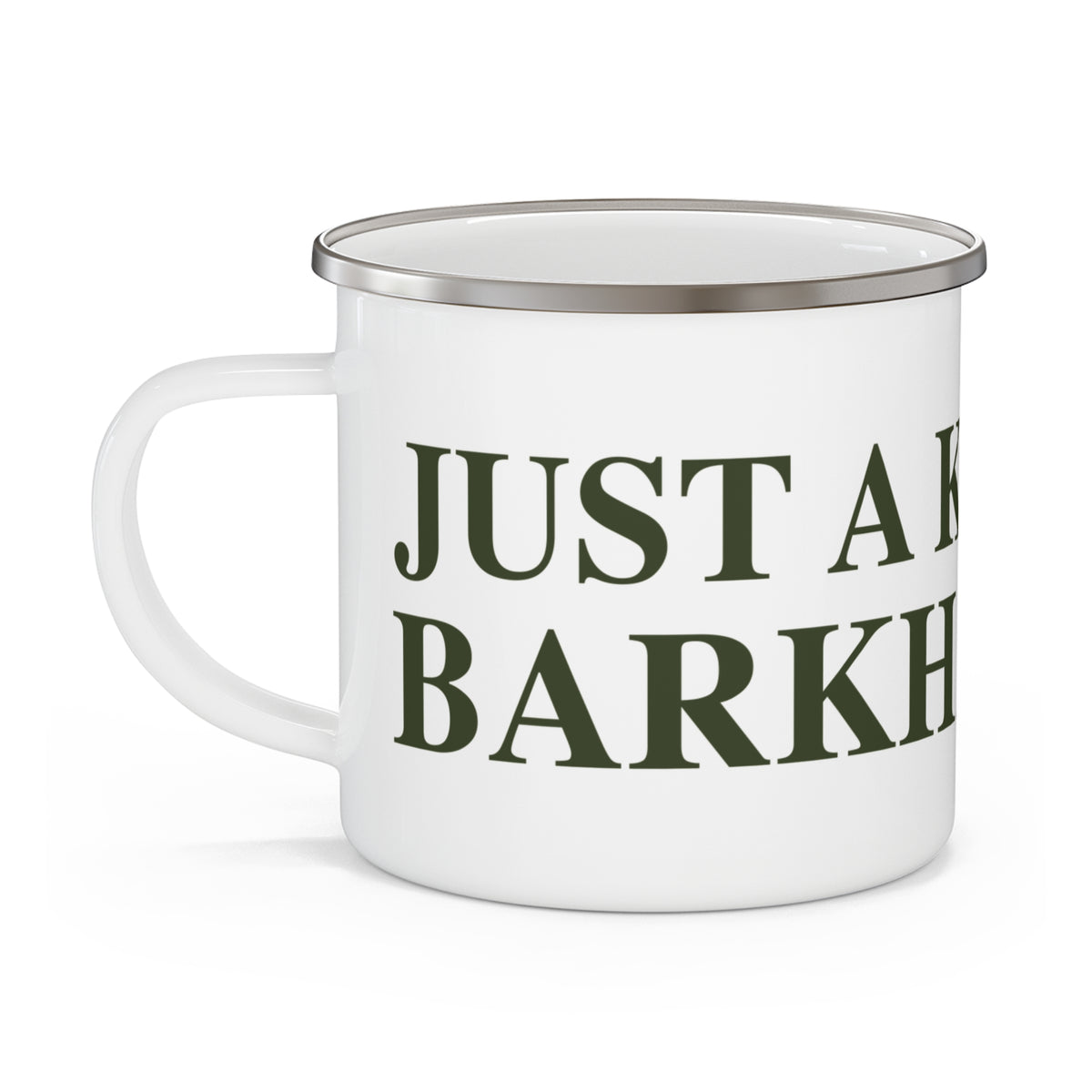 Just a kid from Barkhamsted Enamel Camping Mug