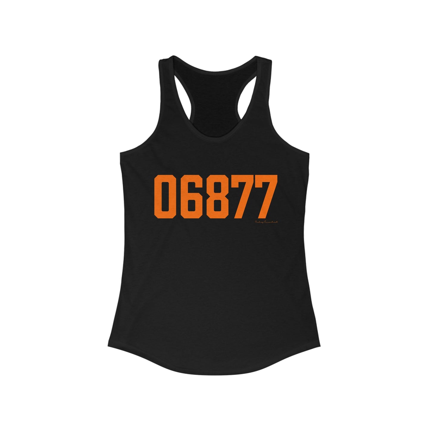 06877 Ridgefield Connecticut Zip Code Women's Ideal Racerback Tank Top