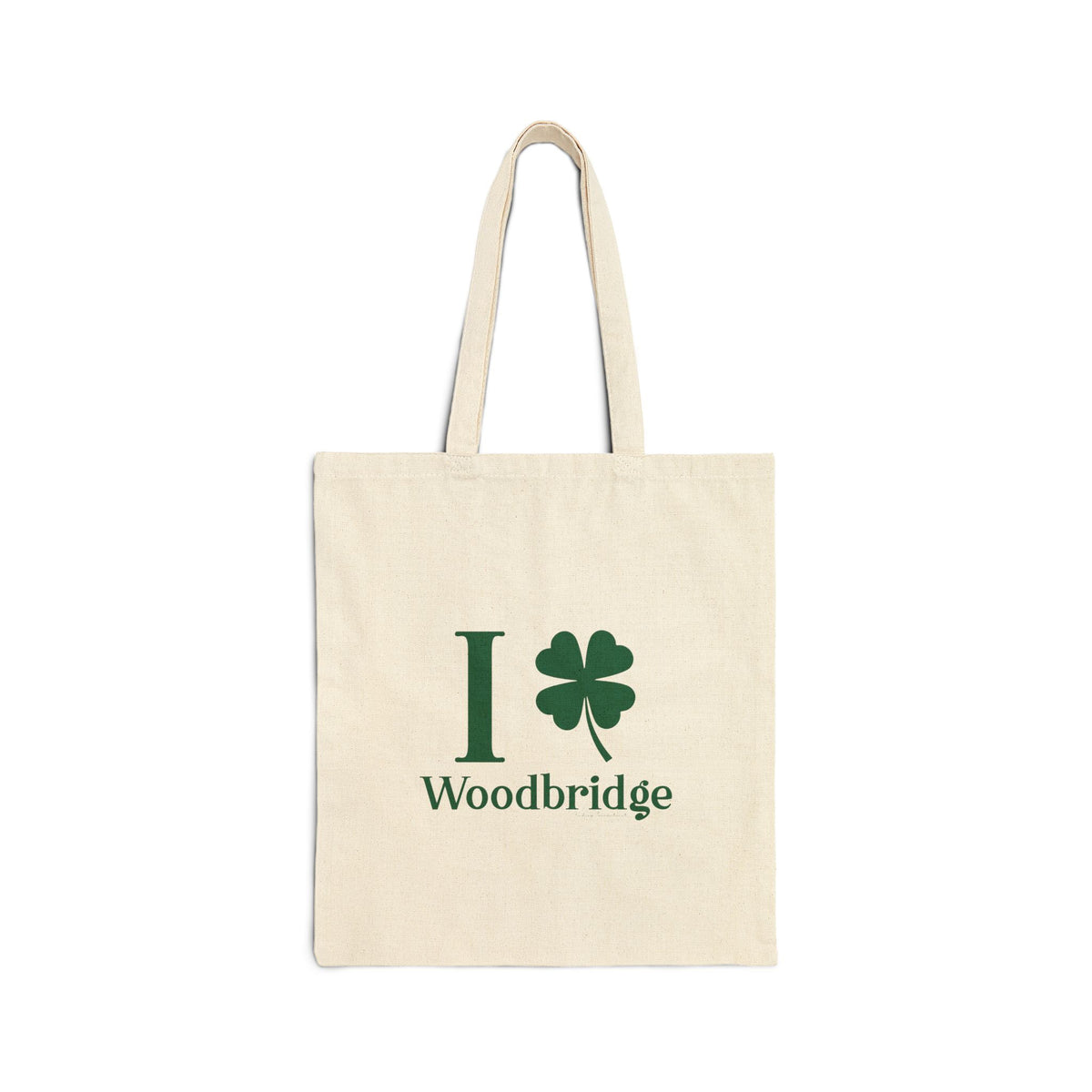 I Clover Woodbridge Cotton Canvas Tote Bag