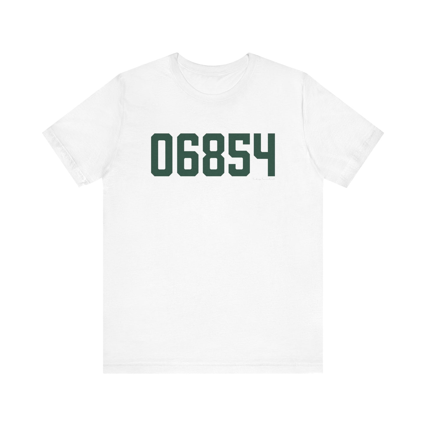 06854 Norwalk Connecticut Zip Code Unisex Jersey Short Sleeve T-Shirt